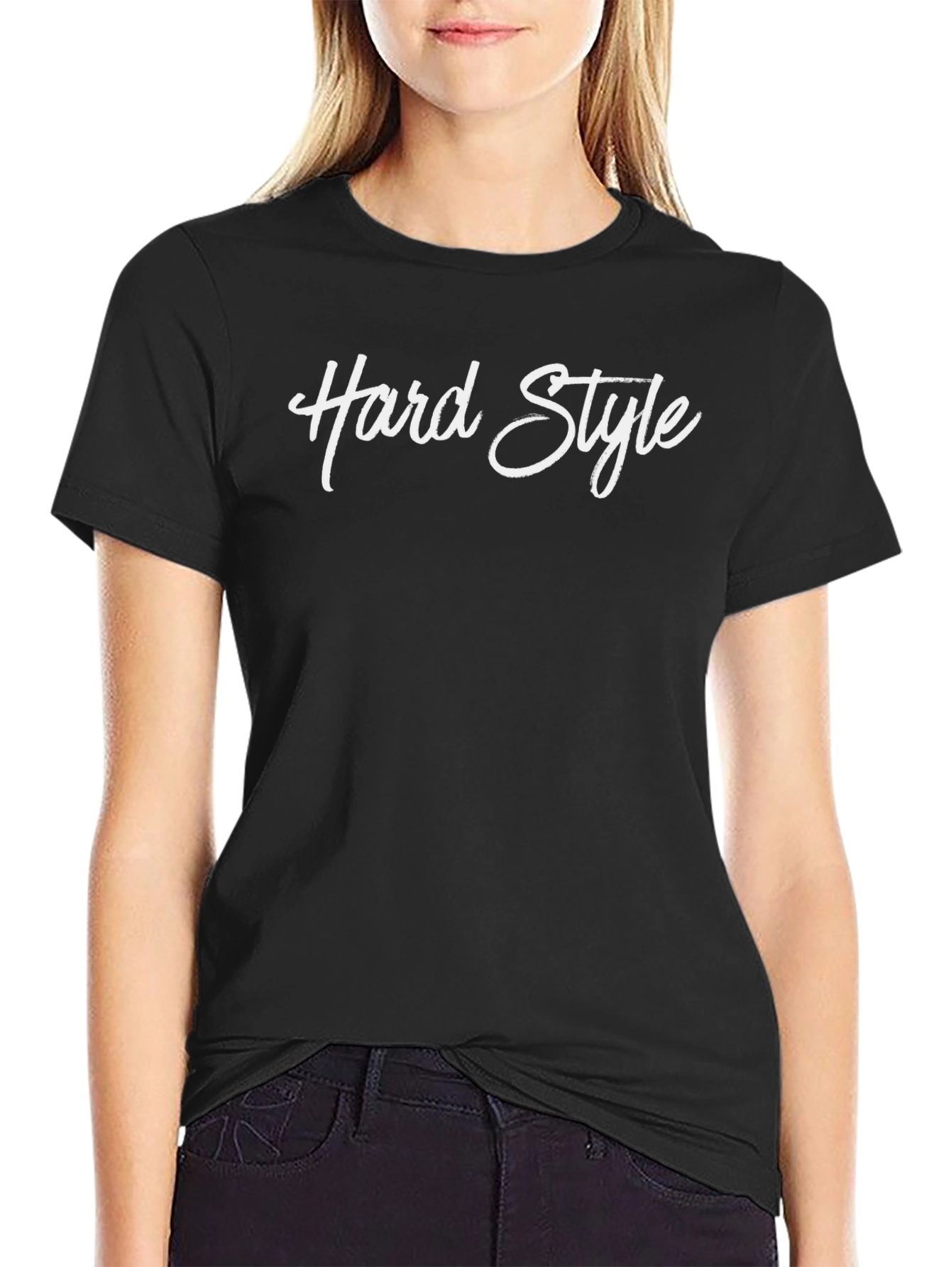 Black Hard Style Black T-Shirt view 2