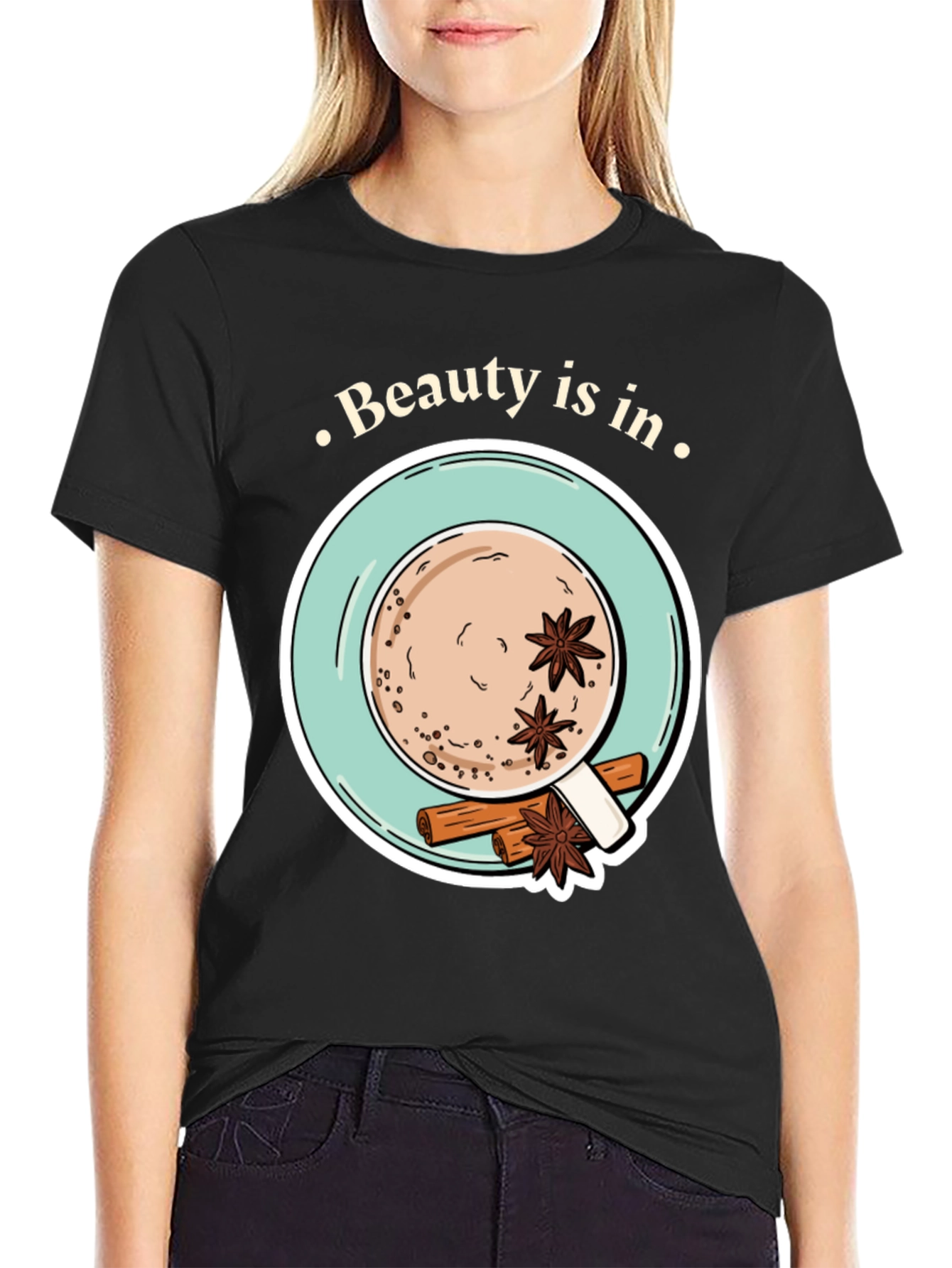 Beauty is in Chai T-Shirt - Unisex Soft Cotton Tee - 2