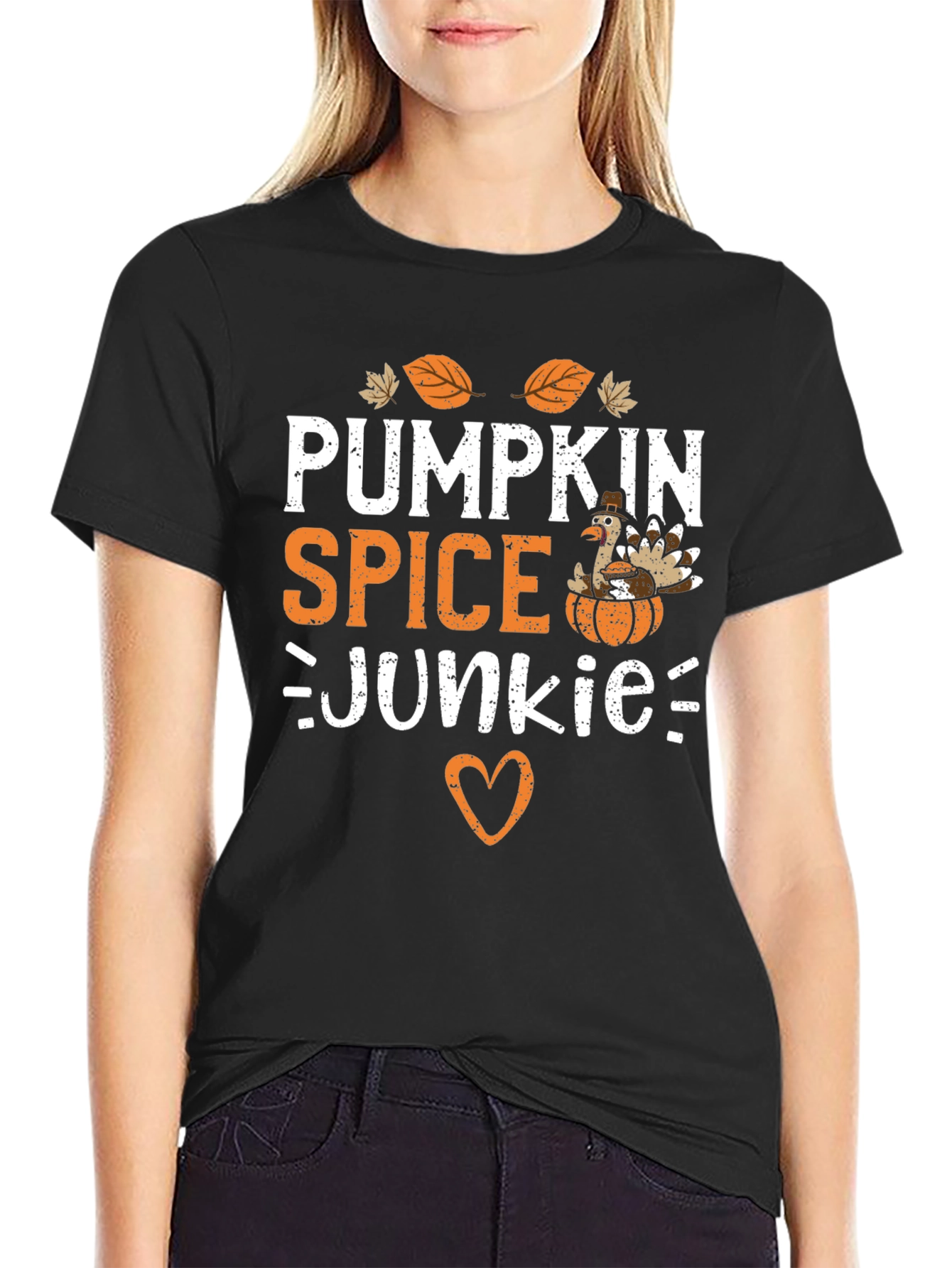 Pumpkin Spice Junkie T-Shirt Fall Thanksgiving Tee - 2