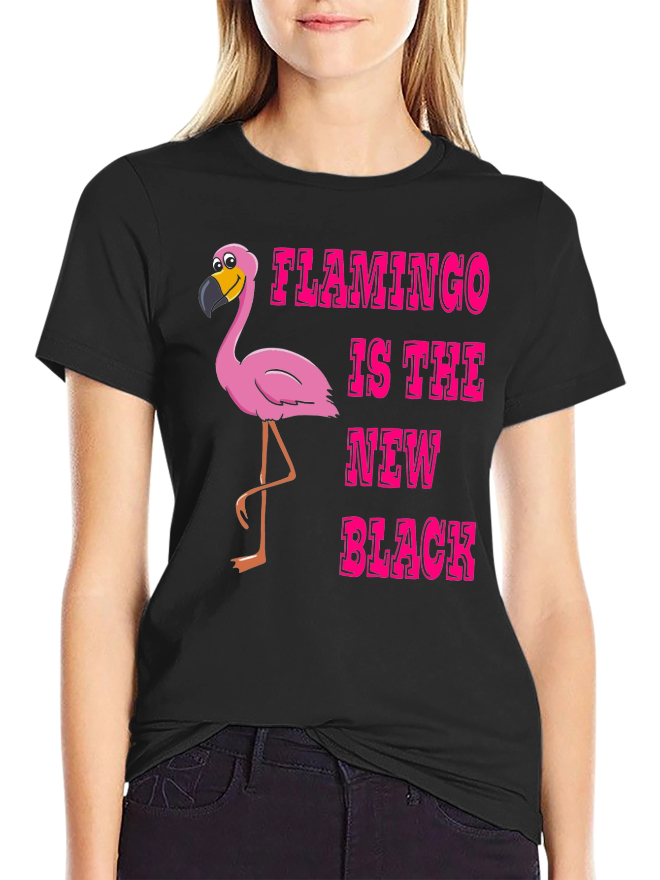 Black Flamingo is the New Black T-Shirt view 2