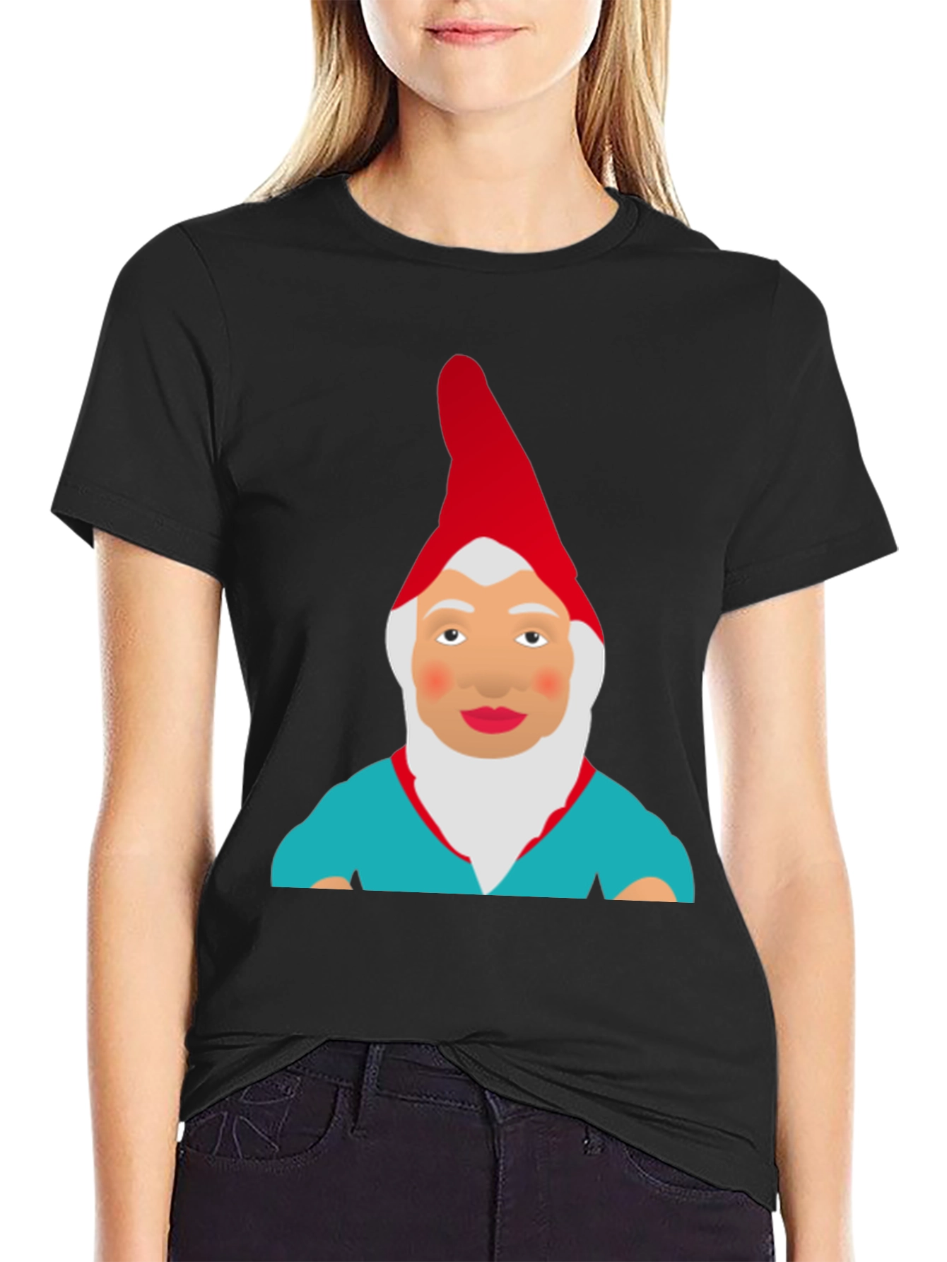Black Gnome Graphic T-Shirt view 2