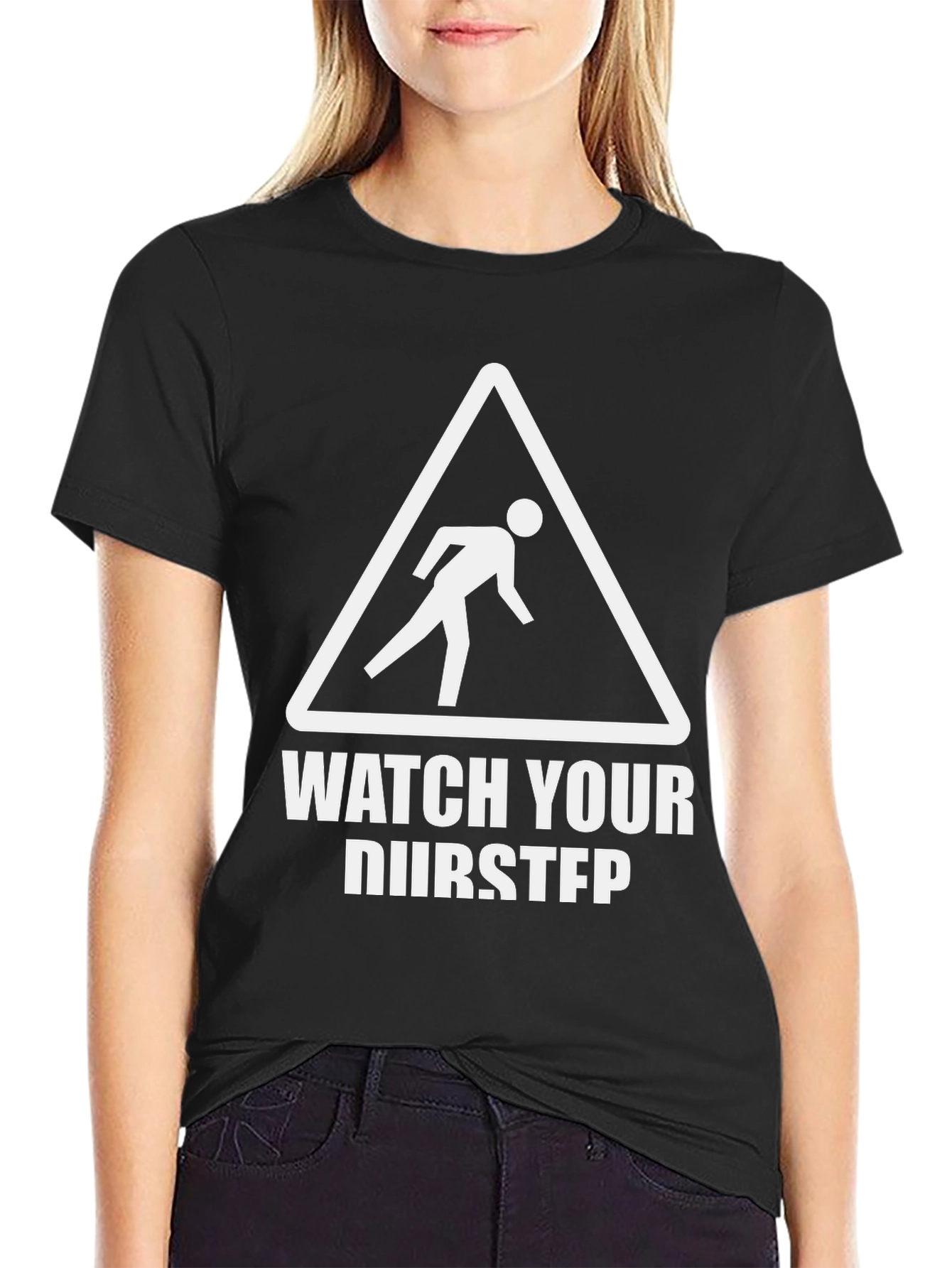 Black Watch Your Dubstep Black T-Shirt view 2