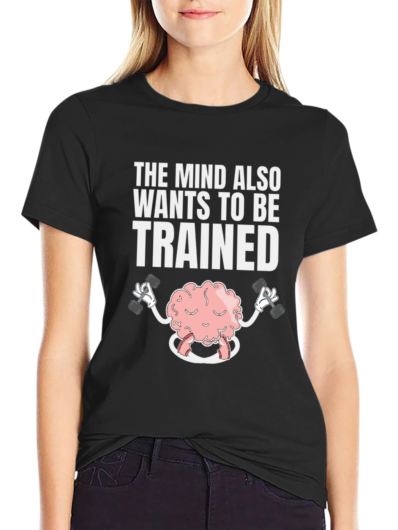 Black Mind Training Graphic Tee view 2