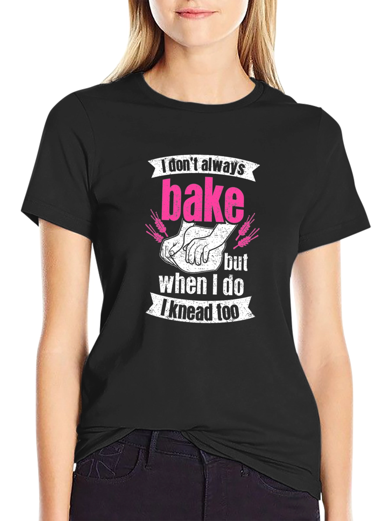 Black Baker's Knead T-Shirt view 2