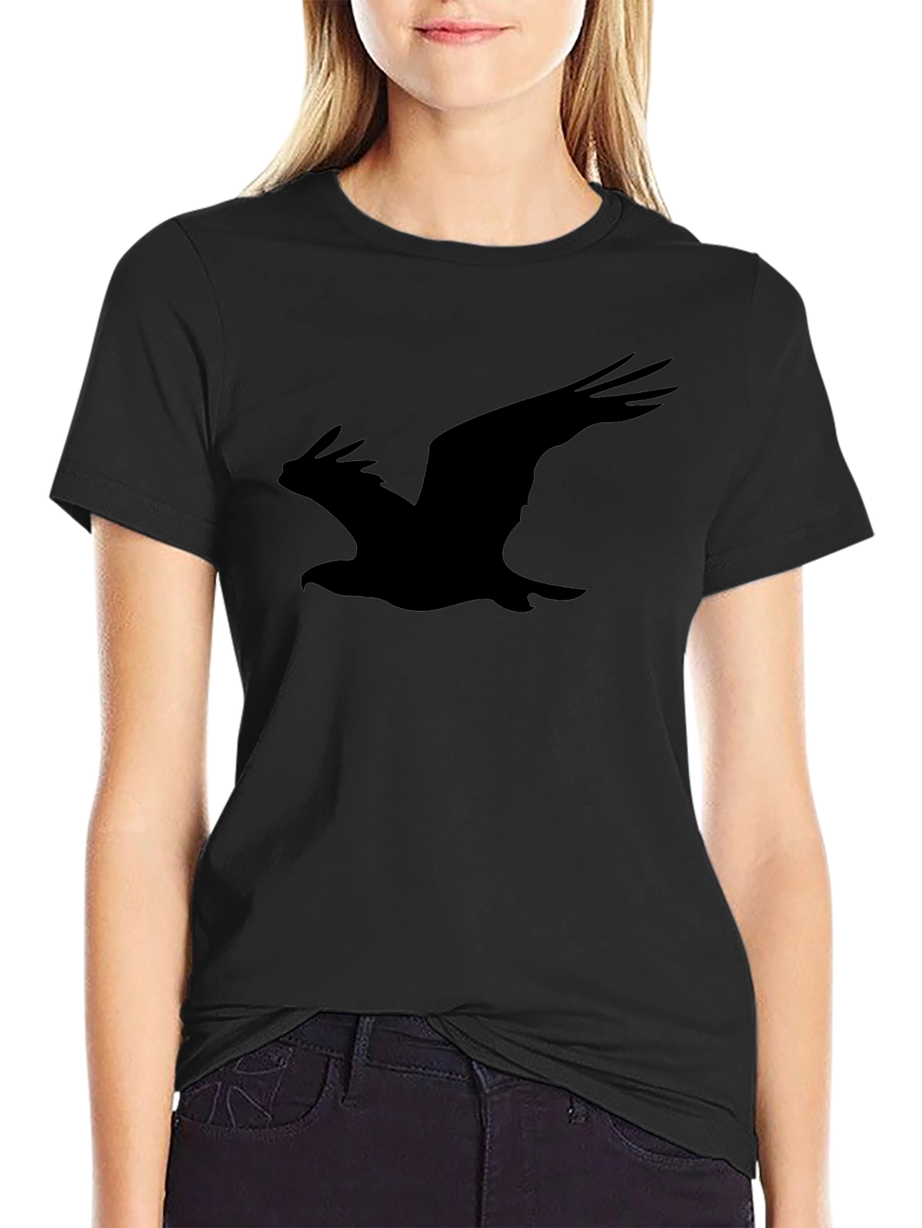 Black Men's Black Eagle Graphic Tee view 2