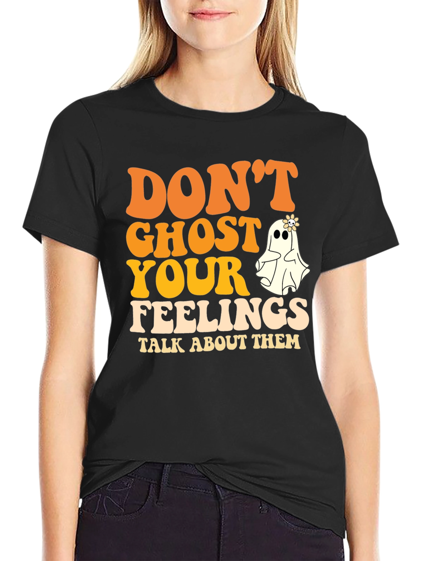 Retro Ghost Feelings T-Shirt - 2