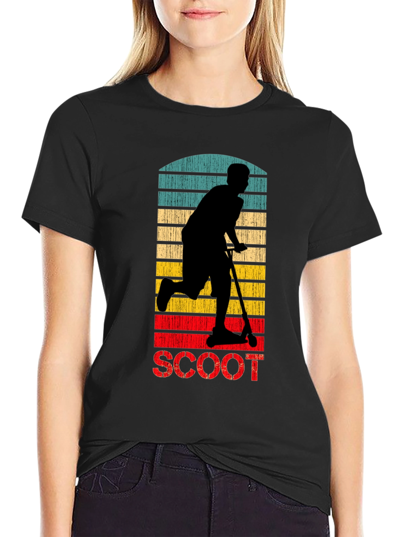 Retro Scooter Graphic T-Shirt - 2