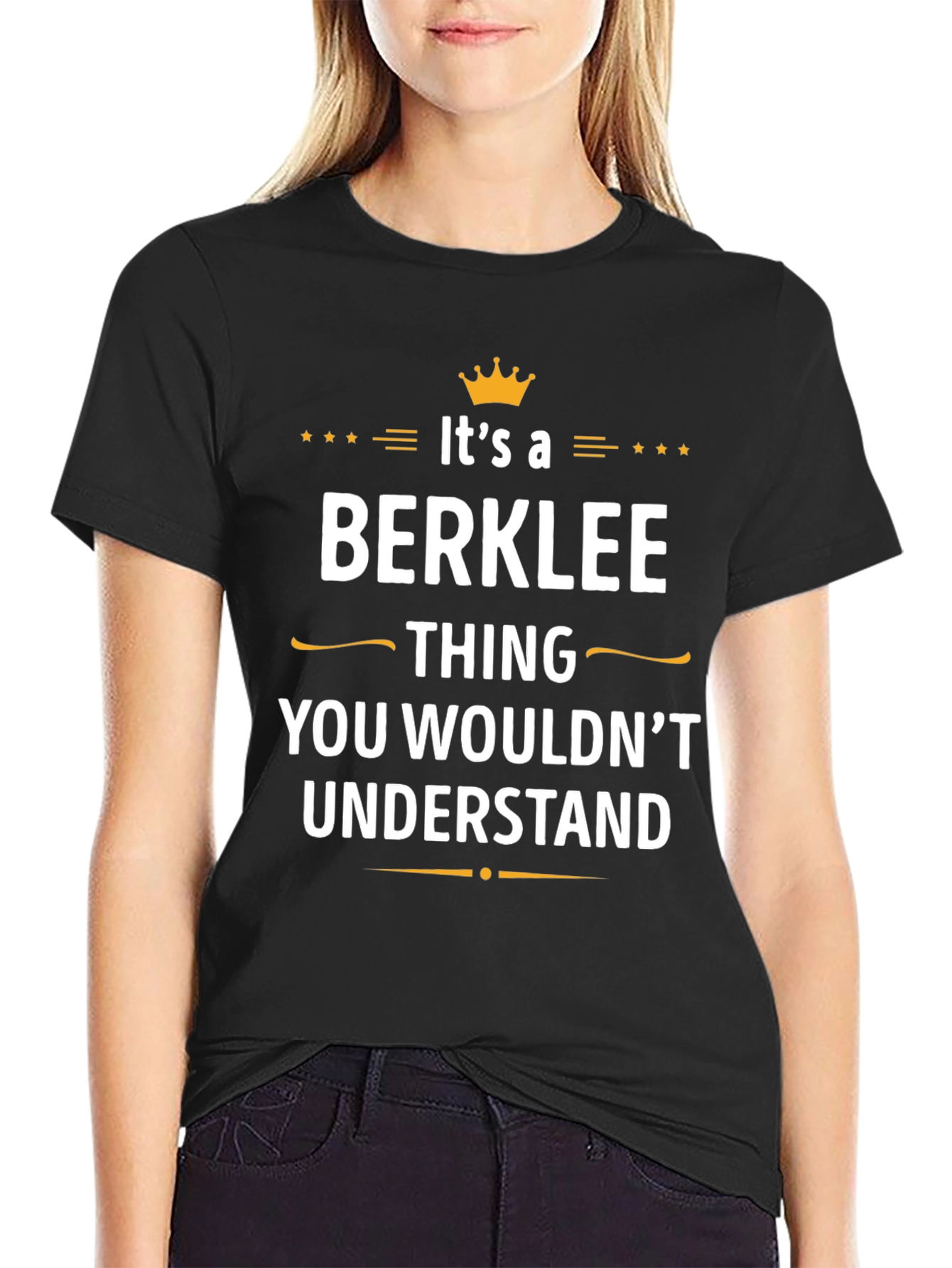 Black Berklee Thing T-Shirt - You Wouldn't Understand view 2