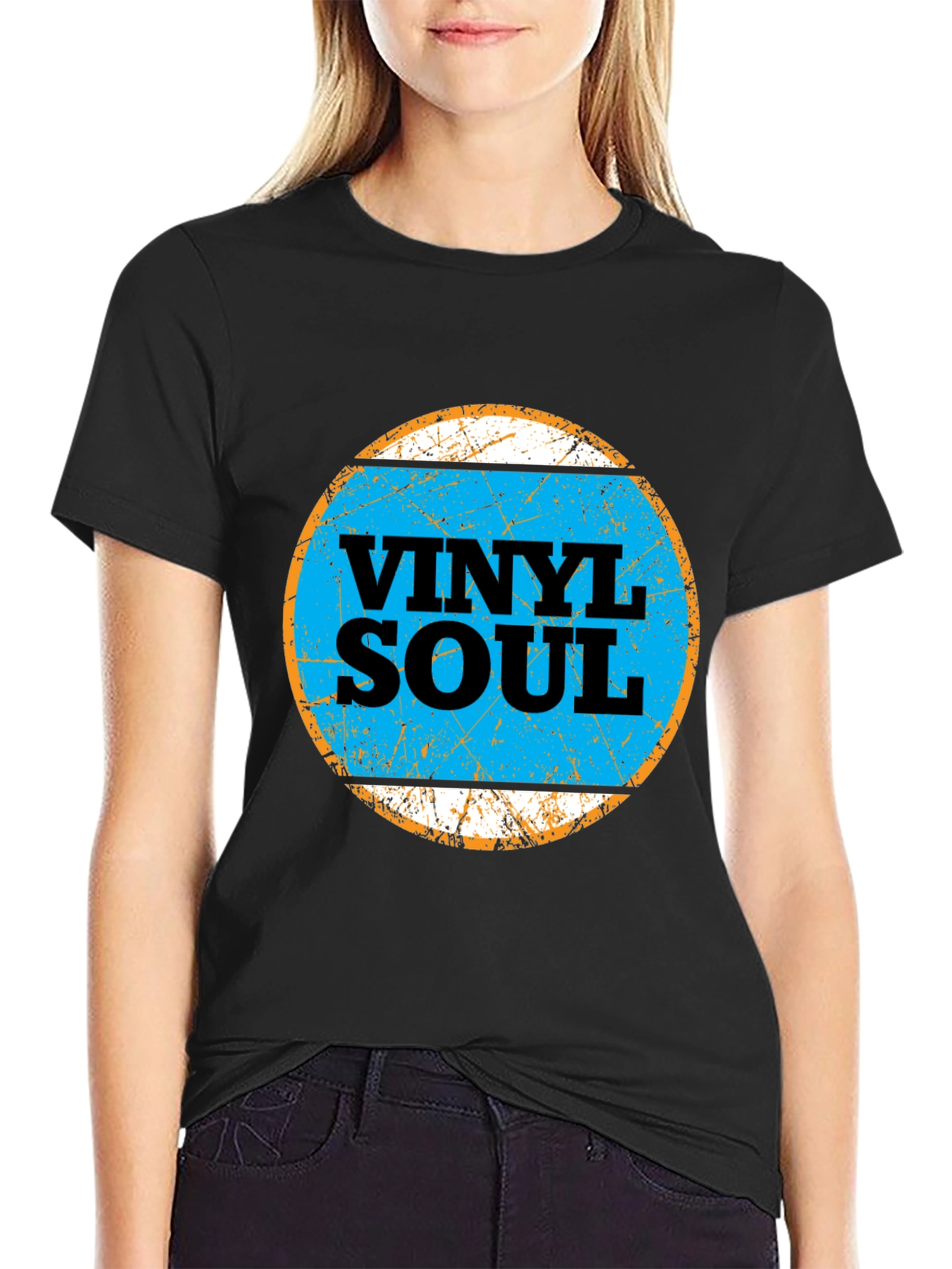Black Vinyl Soul Graphic Tee view 2