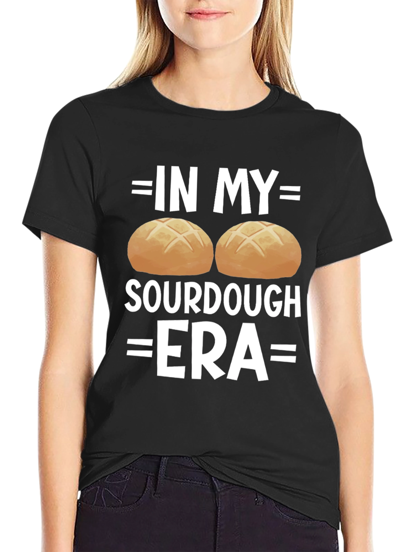 Black In My Sourdough Era T-Shirt - Funny Baker Tee view 2