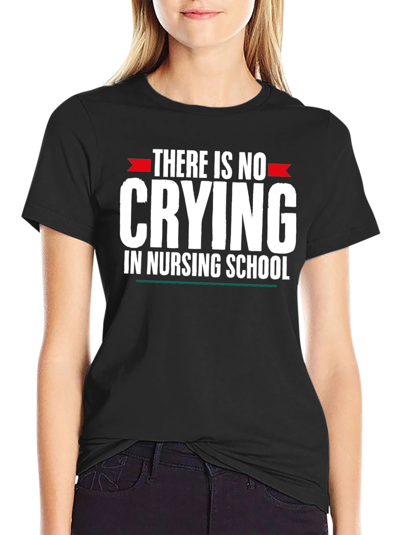 Black Nursing School Funny T-Shirt view 2
