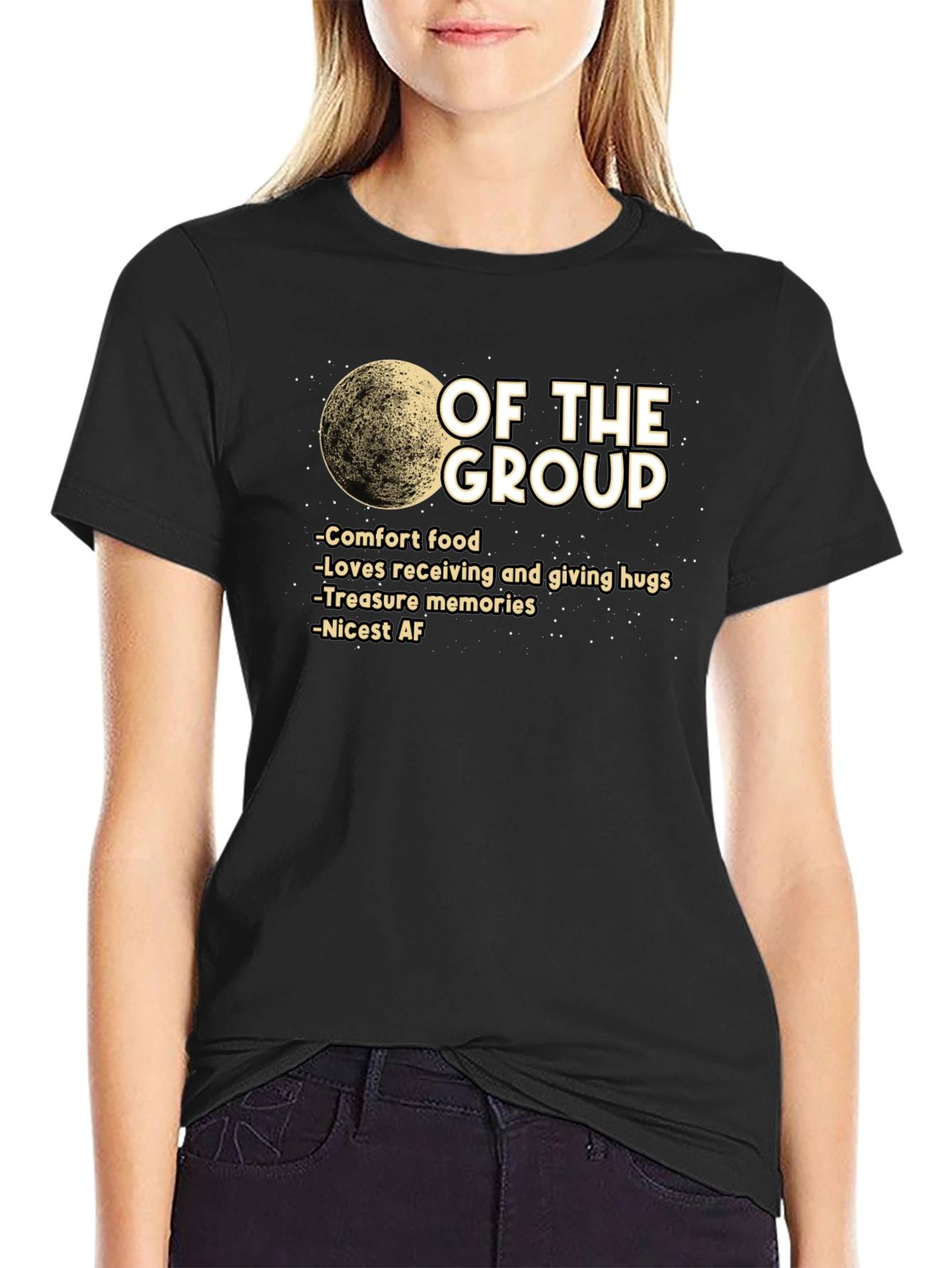 Black Moon of the Group Comfort T-Shirt view 2