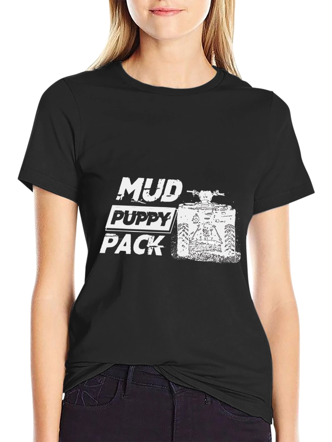 Black Mud Puppy Pack Black Graphic Tee view 2