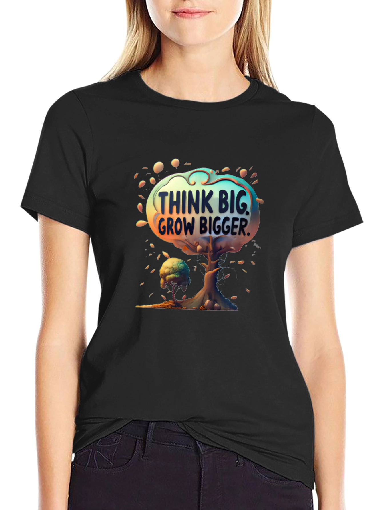 Think Big Grow Bigger Graphic Tee - 2