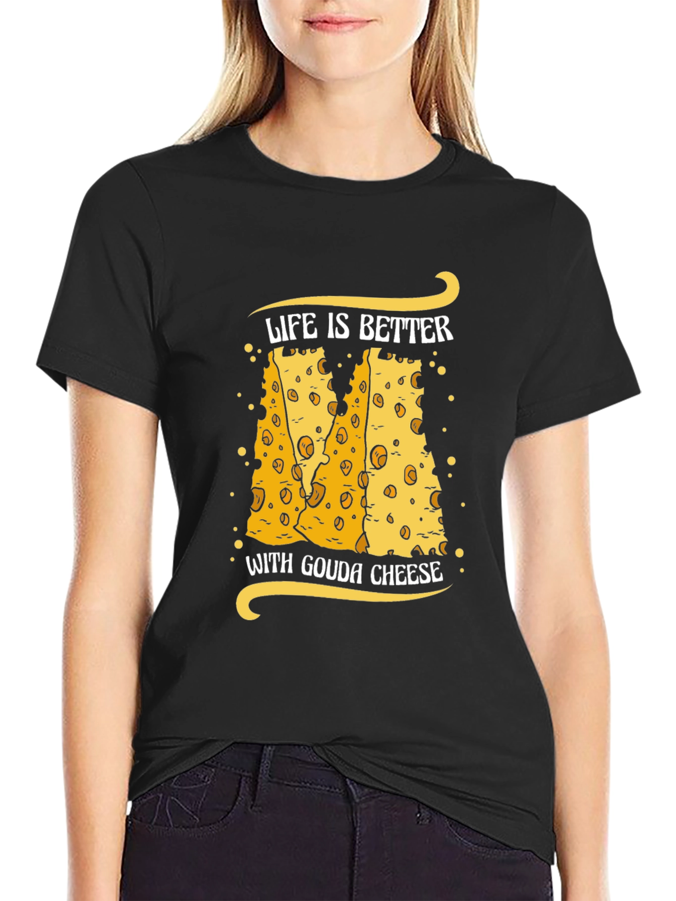 Gouda Cheese Lover T-Shirt Funny Food Tee - 2