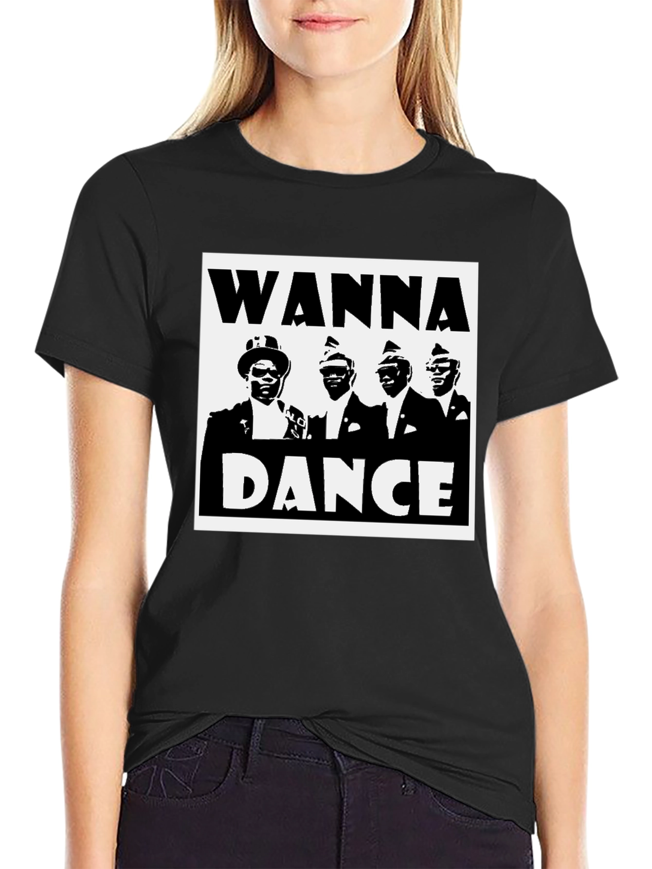 Black Wanna Dance T-Shirt - Ghana Dancing Pallbearers view 2