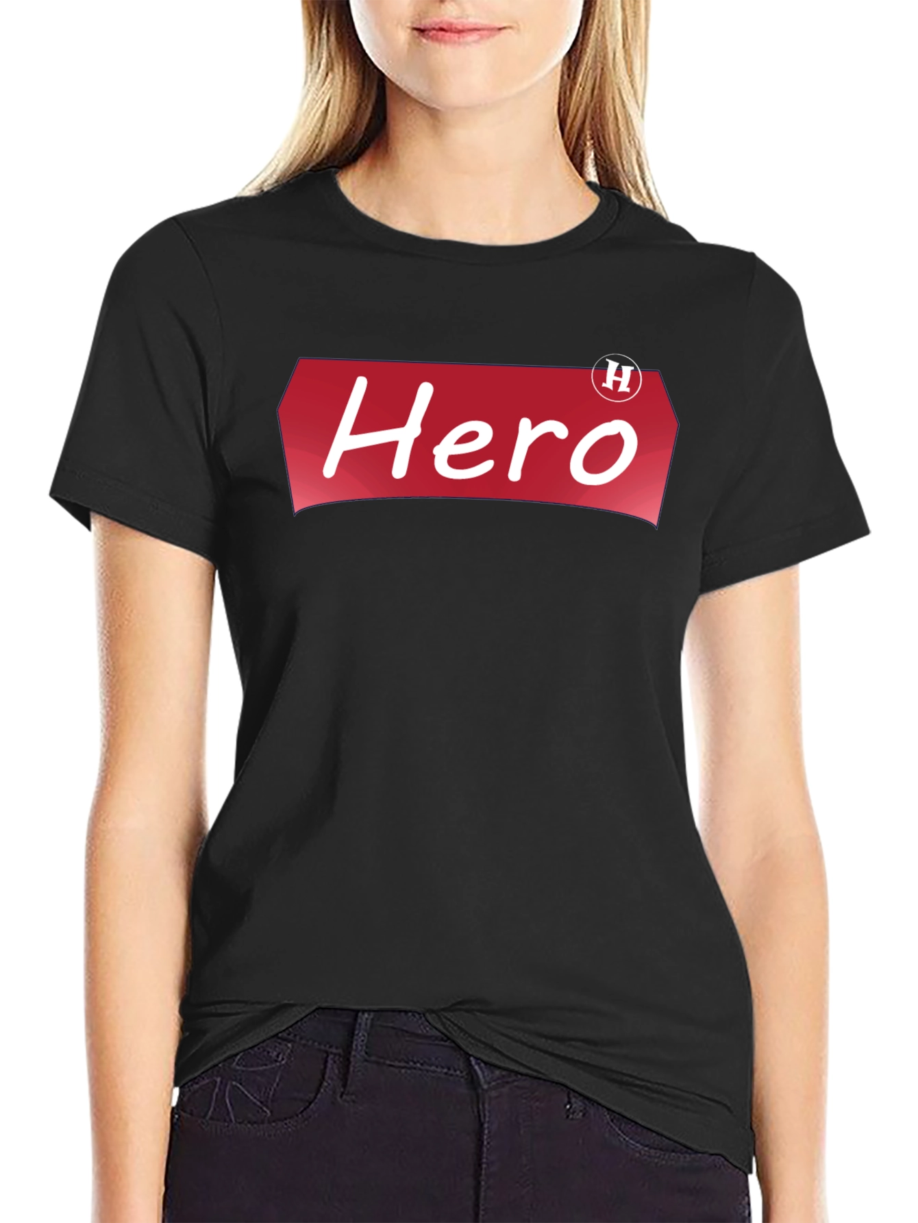 Black Hero Graphic T-Shirt - Stylish & Comfortable view 2