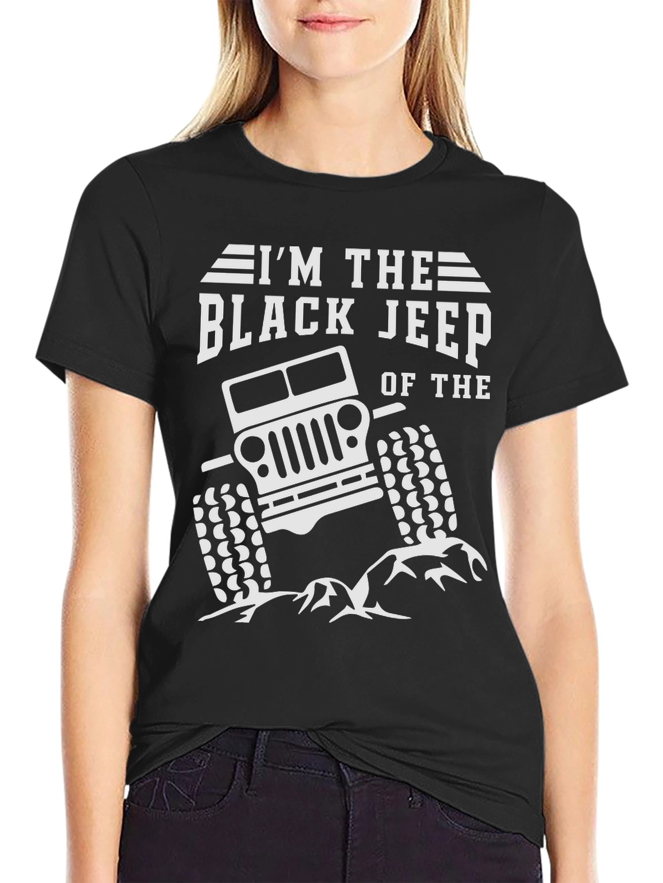 Black Black Jeep T-Shirt - Off-Road Adventure Tee view 2