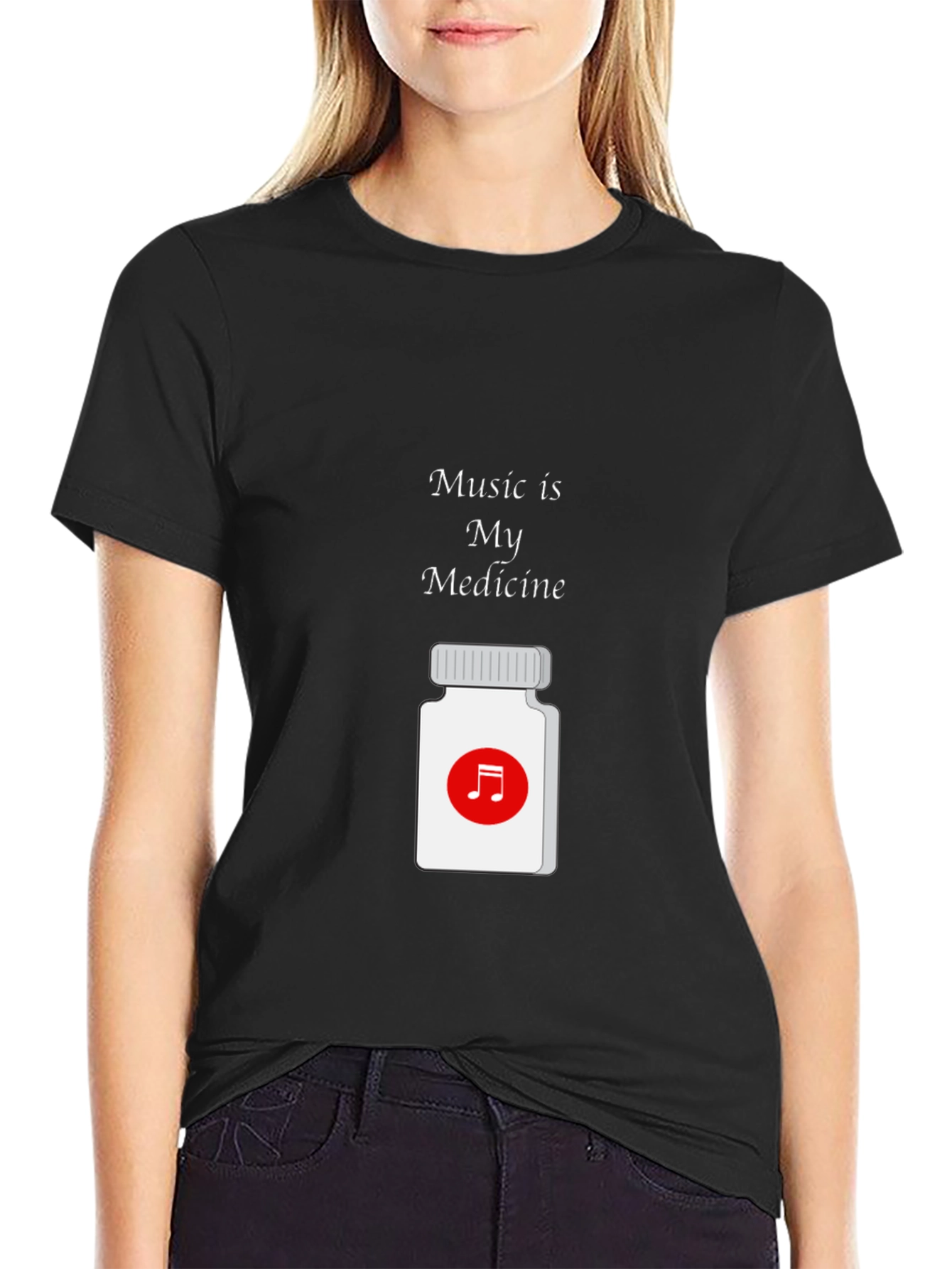 Black Music is My Medicine Graphic Tee view 2