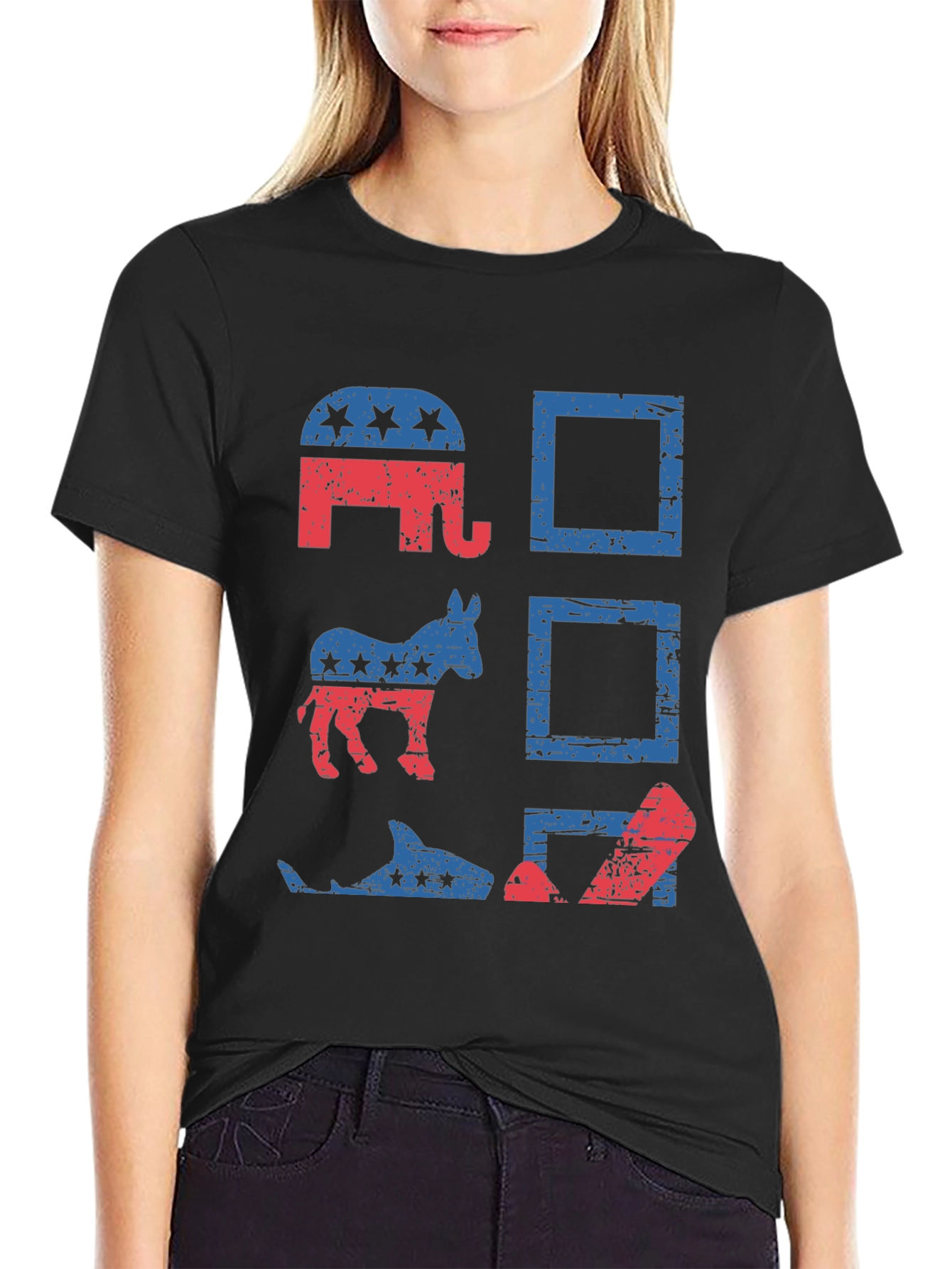 Black Political Punditry Graphic Tee view 2