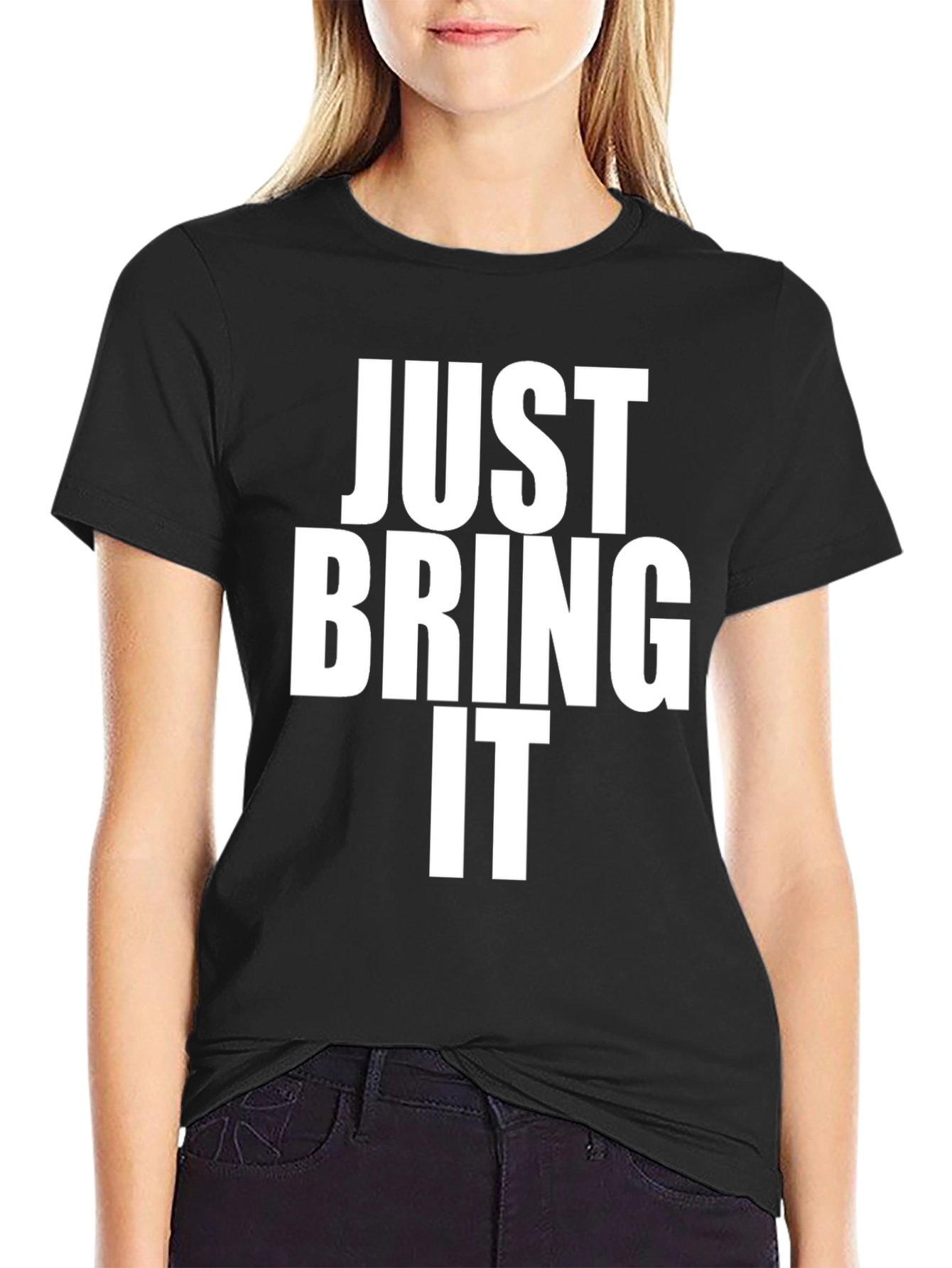 Black Just Bring It Black T-Shirt view 2