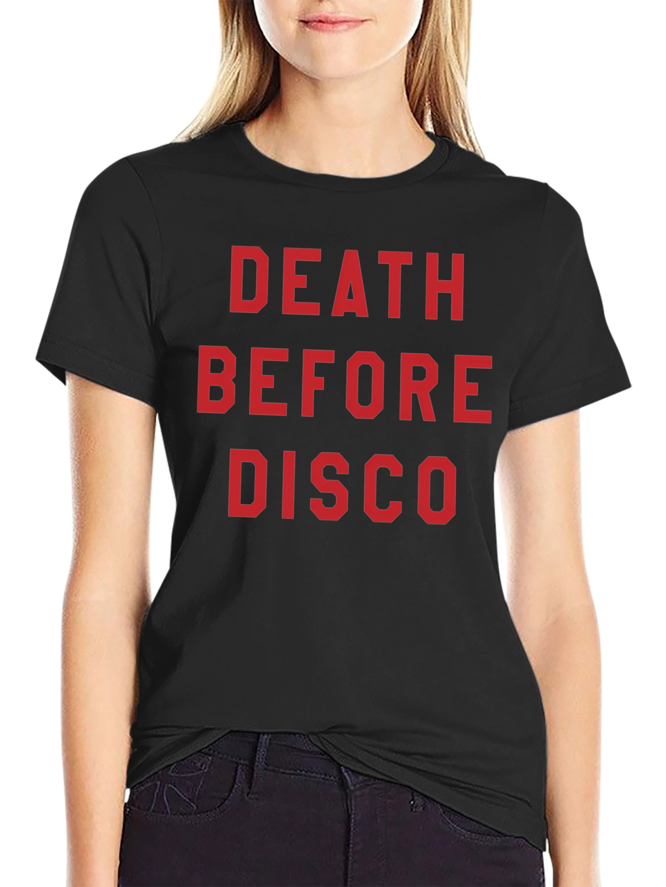 Black Death Before Disco Graphic T-Shirt view 2