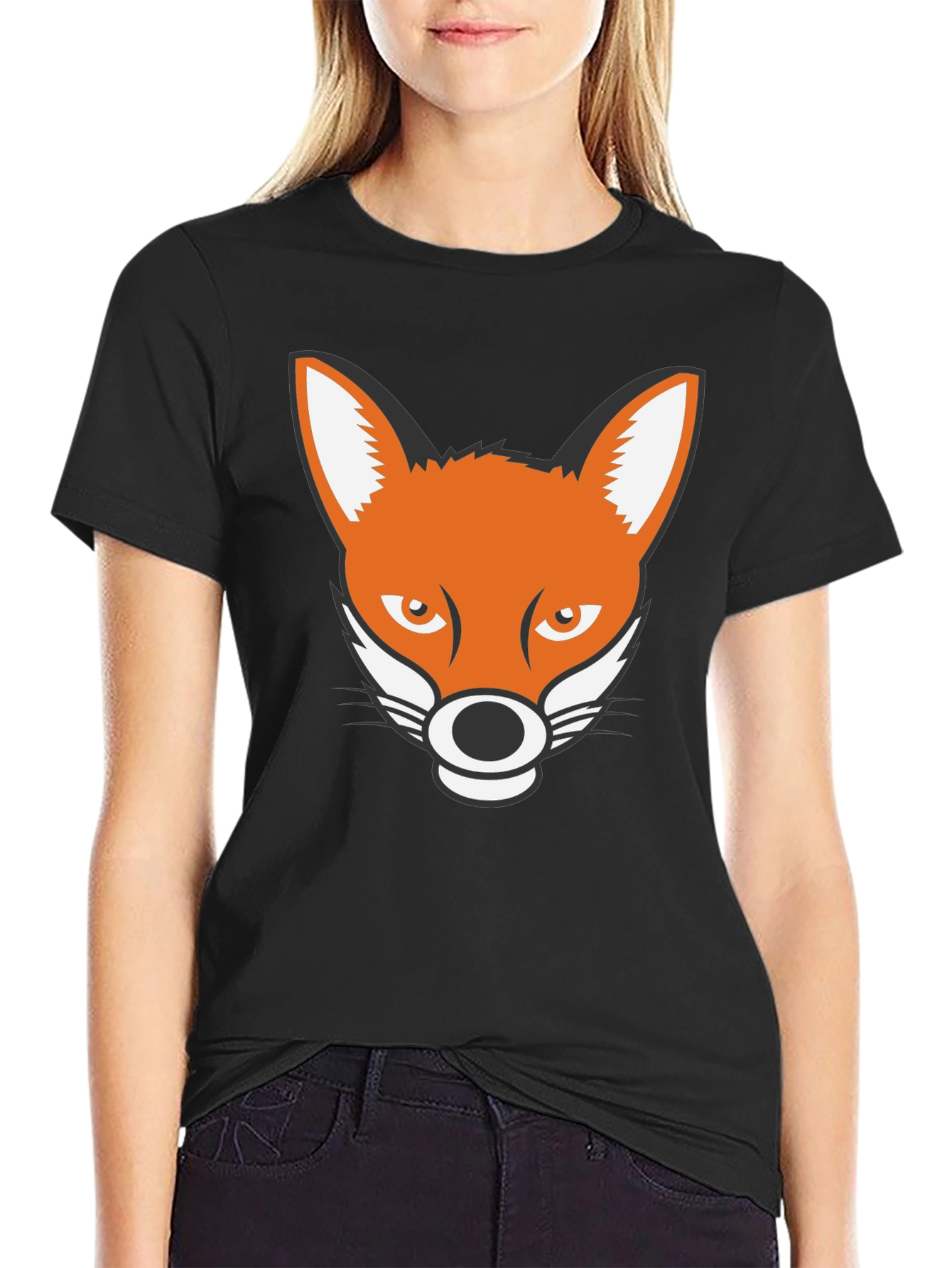 Black Fox Graphic Tee - Black T-Shirt view 2