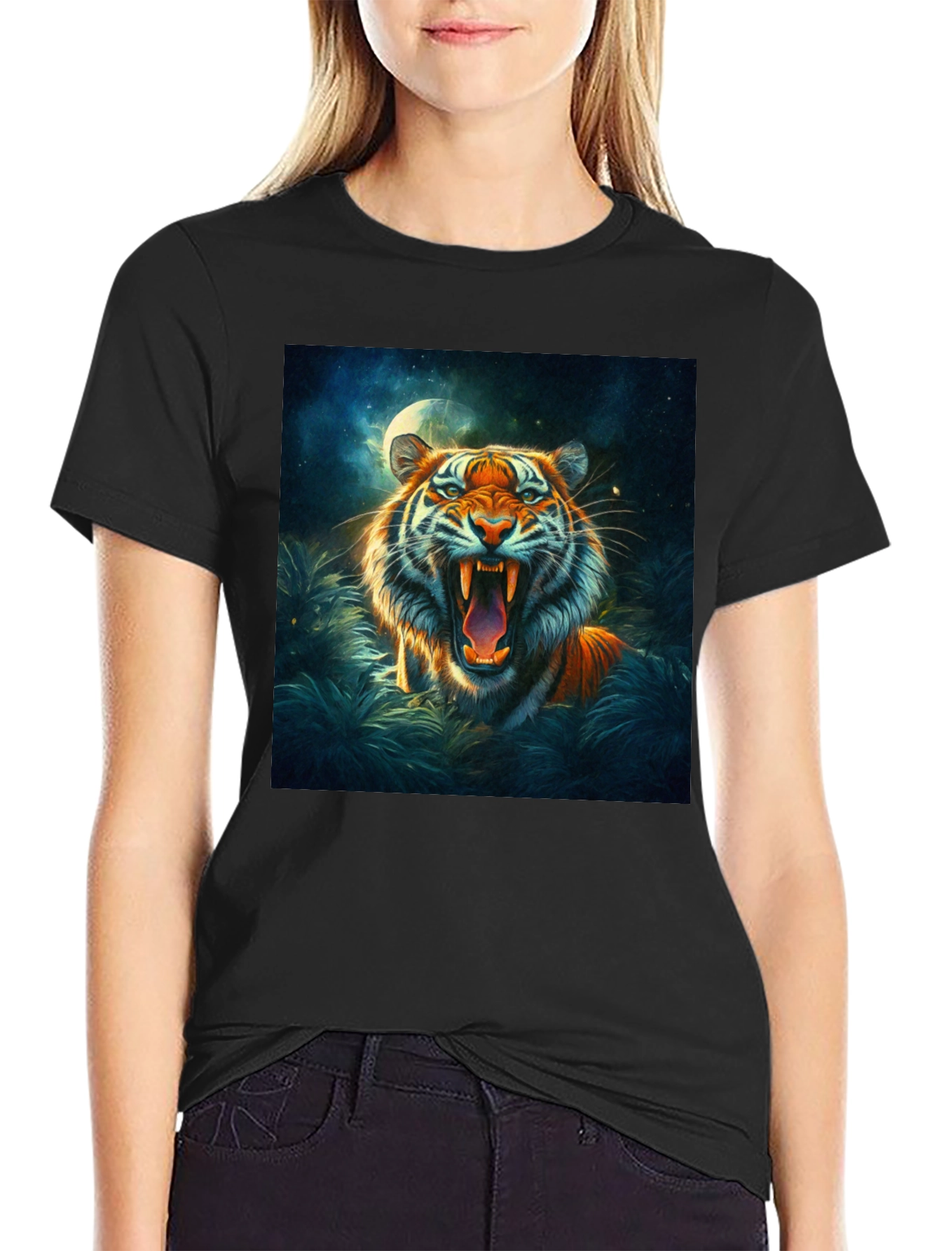 Tiger Graphic Tee - Bold Animal Print Shirt - 2