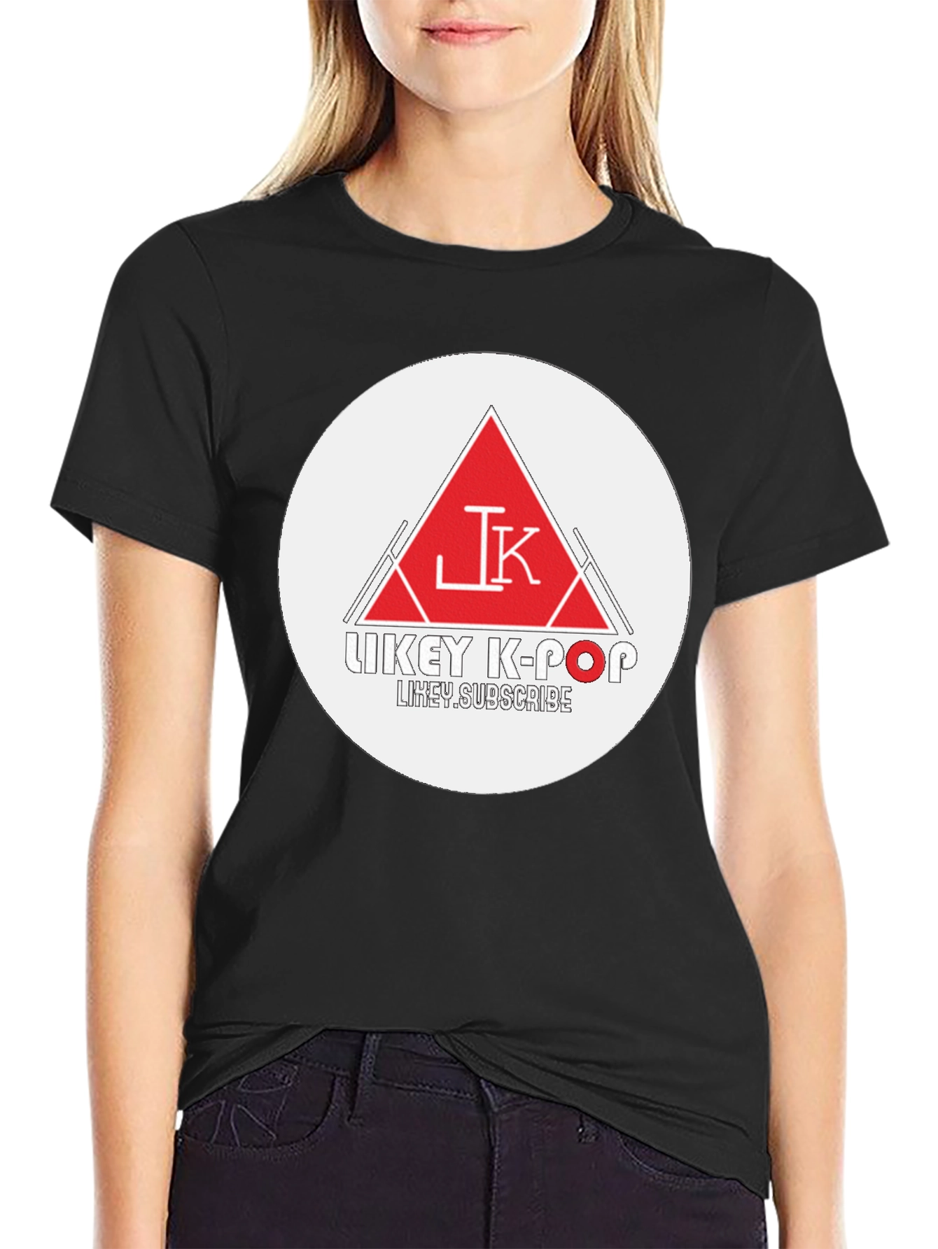 Black Likely K-Pop Graphic Tee view 2