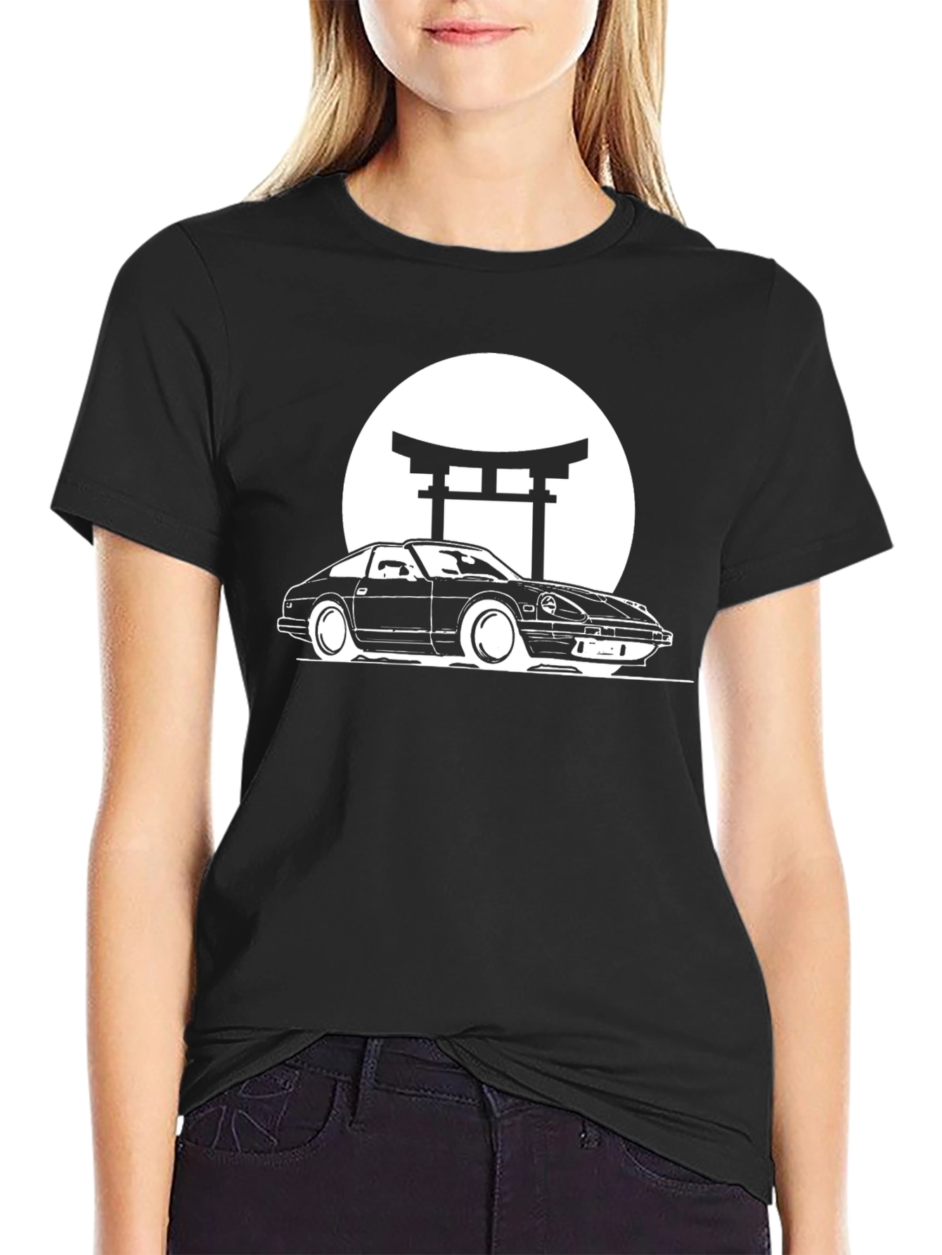 Classic Car Graphic Tee - Retro Japanese Style Shirt - 2