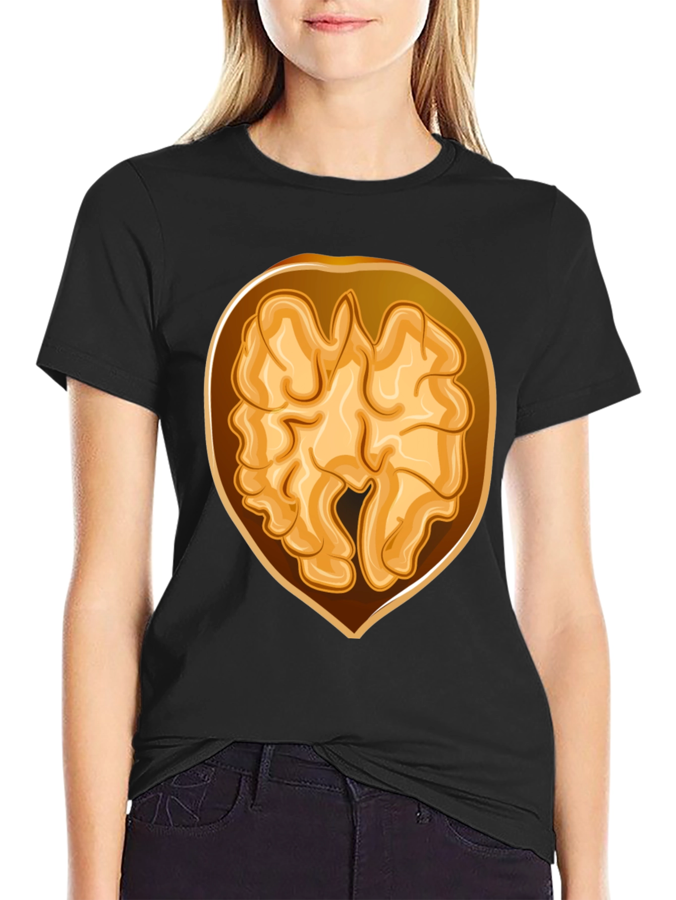 Black Walnut Graphic T-Shirt - Nutty Humor Tee view 2