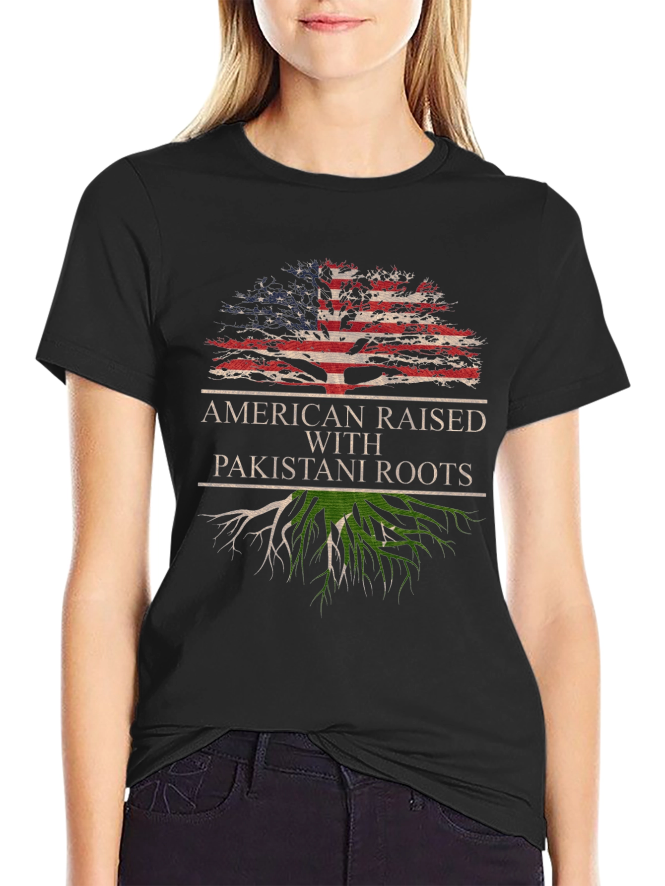 American Raised with Pakistani Roots T-Shirt - 2