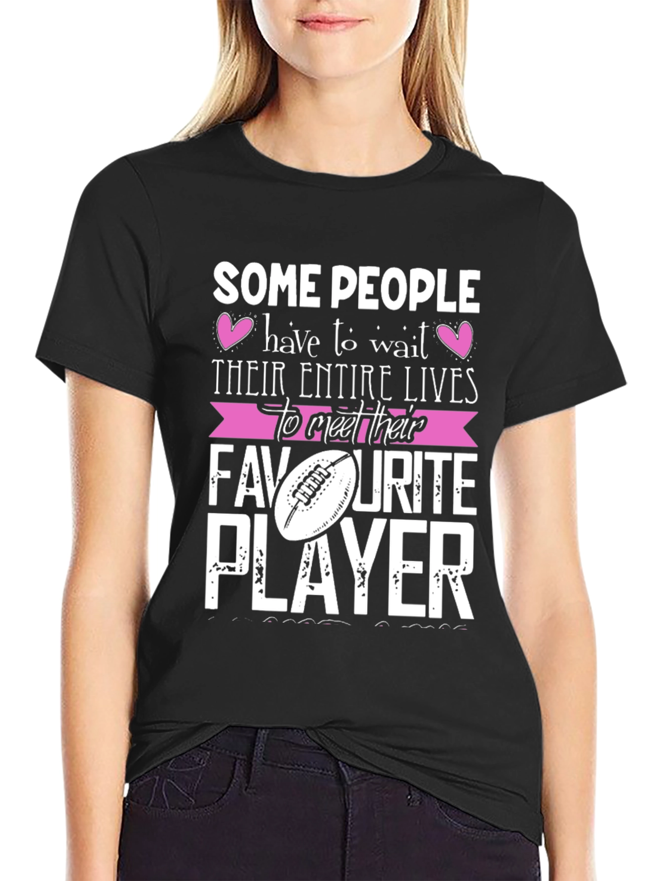 Black Favorite Player T-Shirt, Unique Design view 2