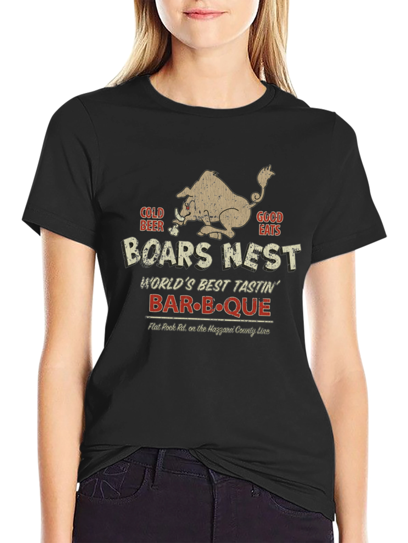 Black Boar's Nest BBQ T-Shirt view 2