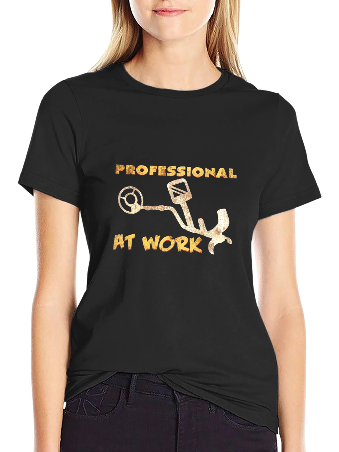 Metal Detecting Pro T-Shirt - At Work! - 2