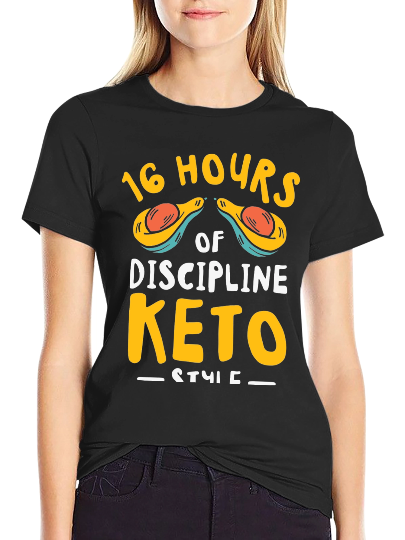 16 Hours of Discipline Keto Style T-Shirt - 2