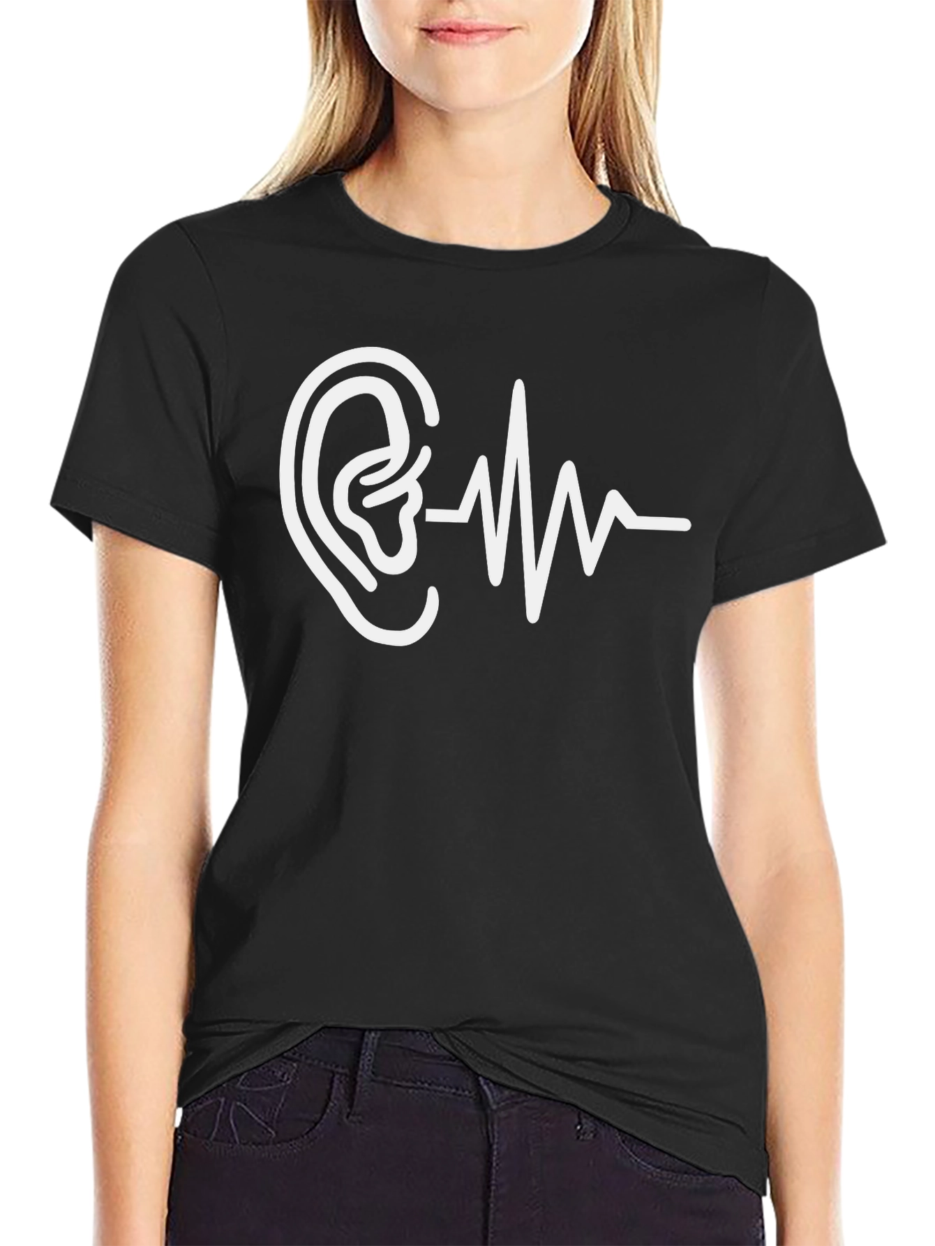 Hearing Heartbeat Graphic Tee - 2