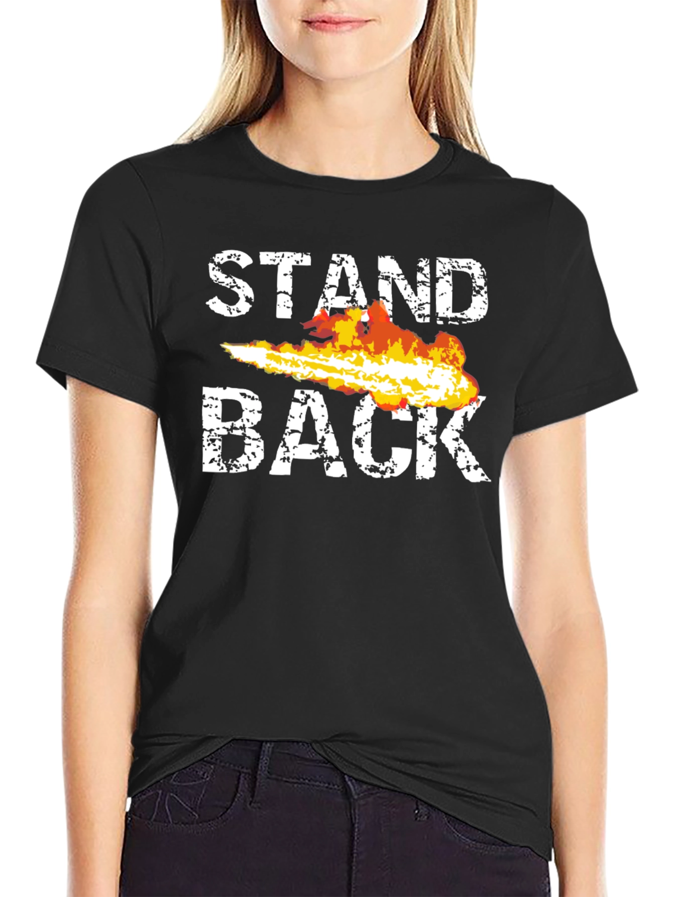 Stand Back Fire T-Shirt - Graphic Tee - 2