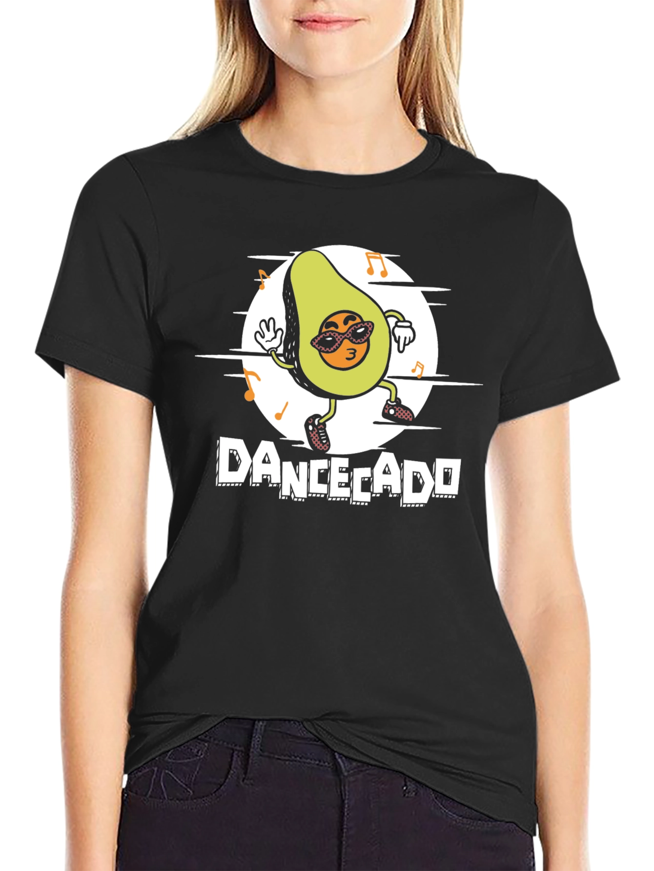 Black Dancecado Black T-Shirt view 2
