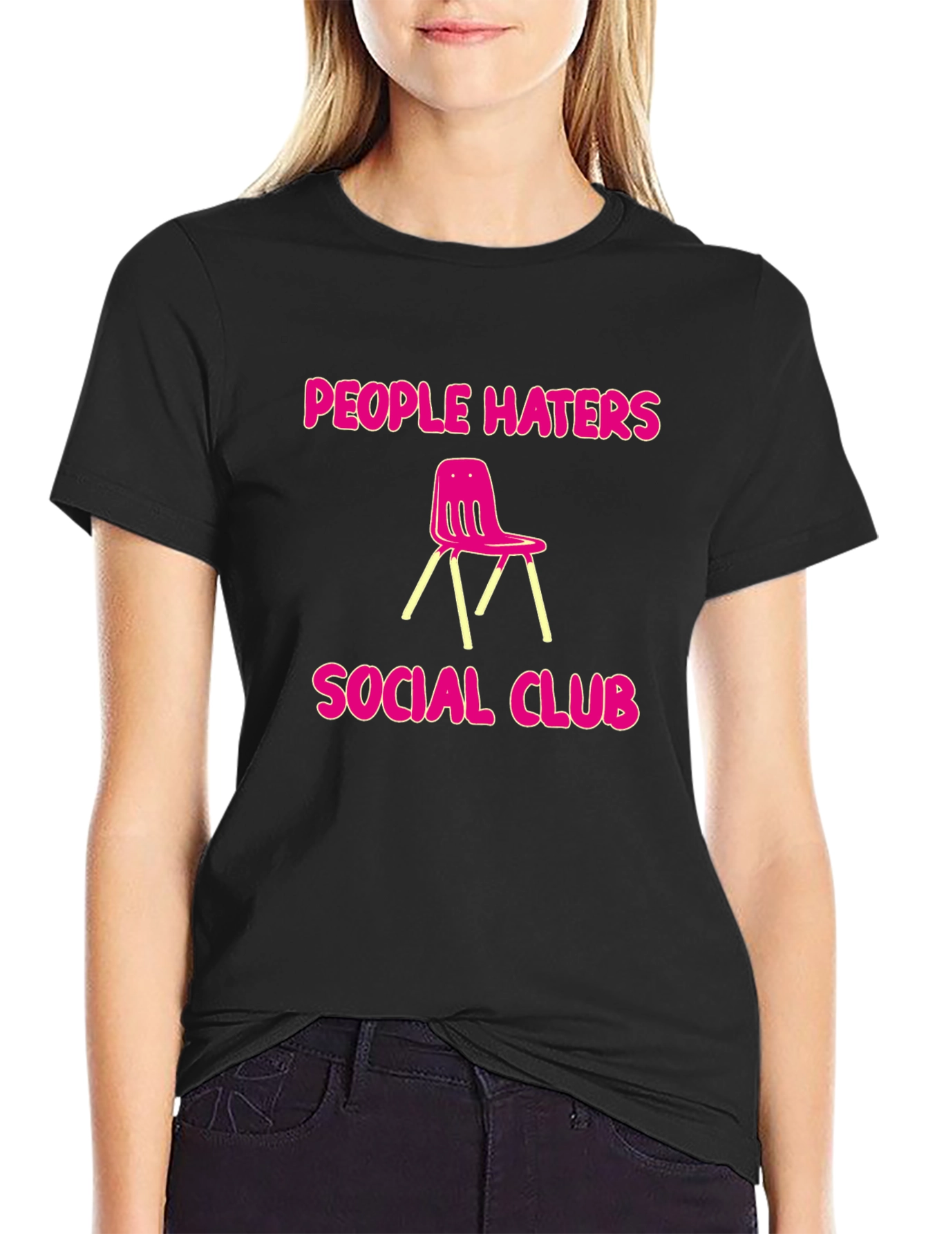 Black People Haters Social Club Graphic Tee view 2