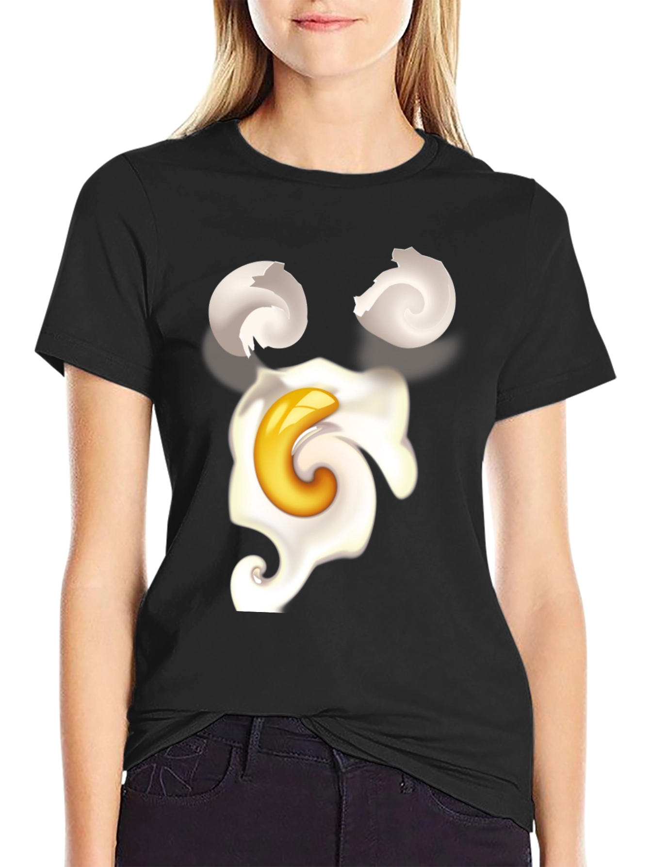 Black Egg-cellent Graphic T-Shirt view 2