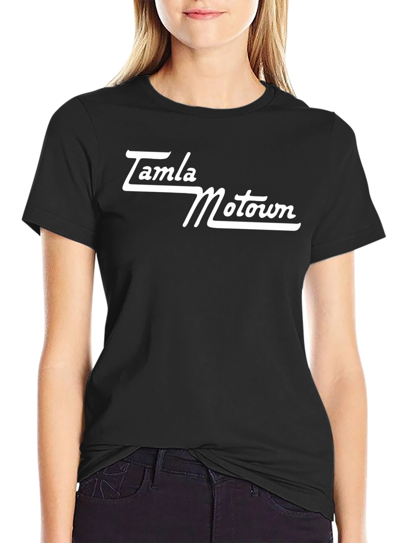 Black Tamla Motown Black T-Shirt view 2