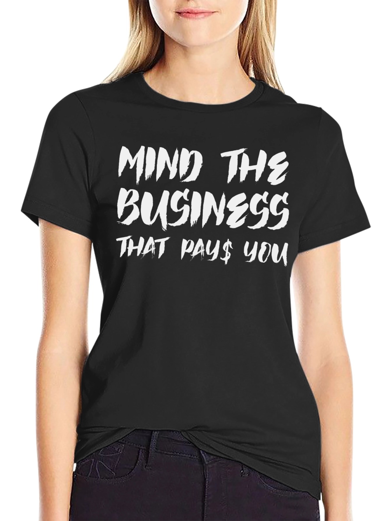 Black Mind The Business T-Shirt view 2
