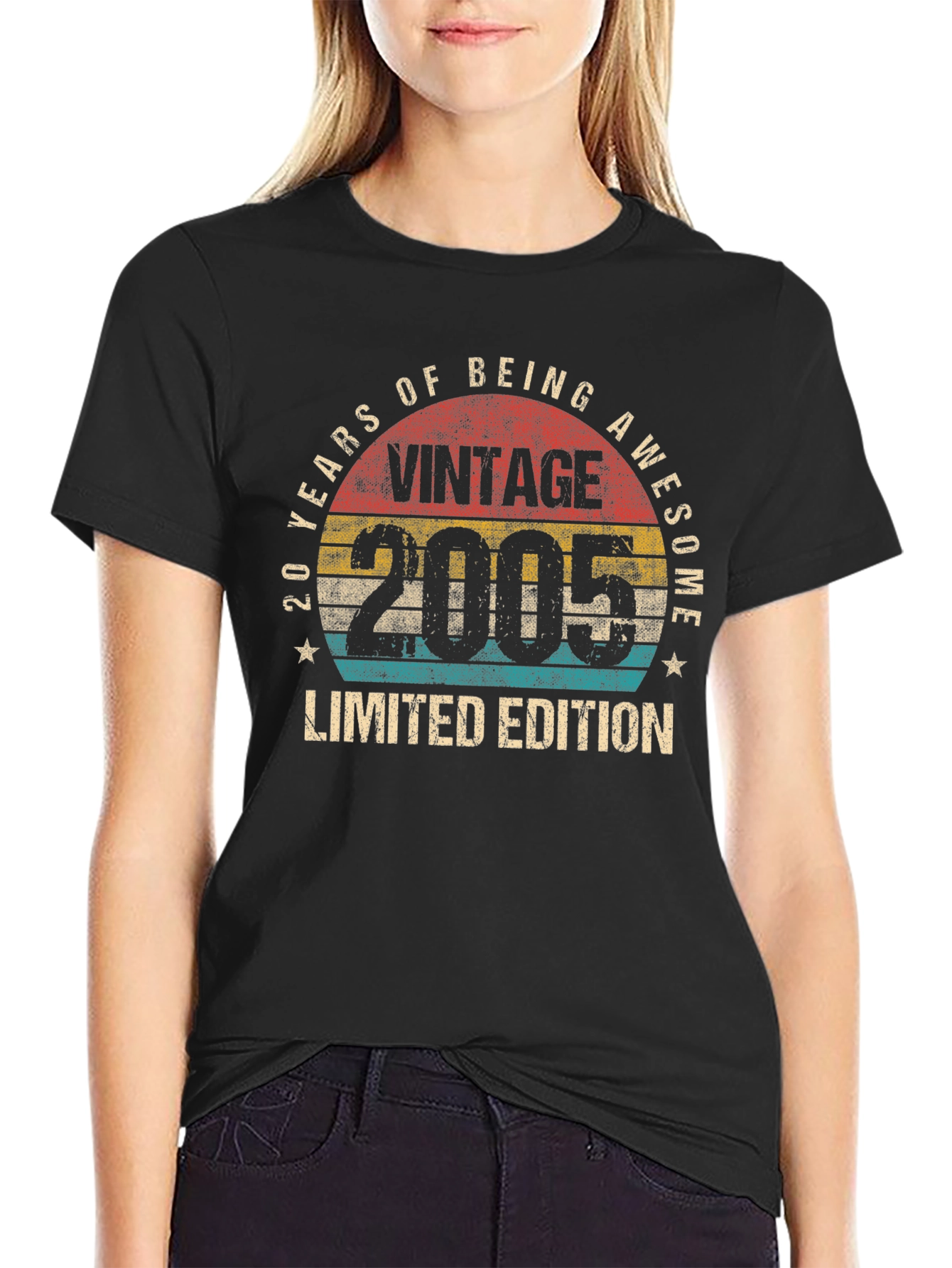 Black Vintage 2005 Limited Edition T-Shirt view 2