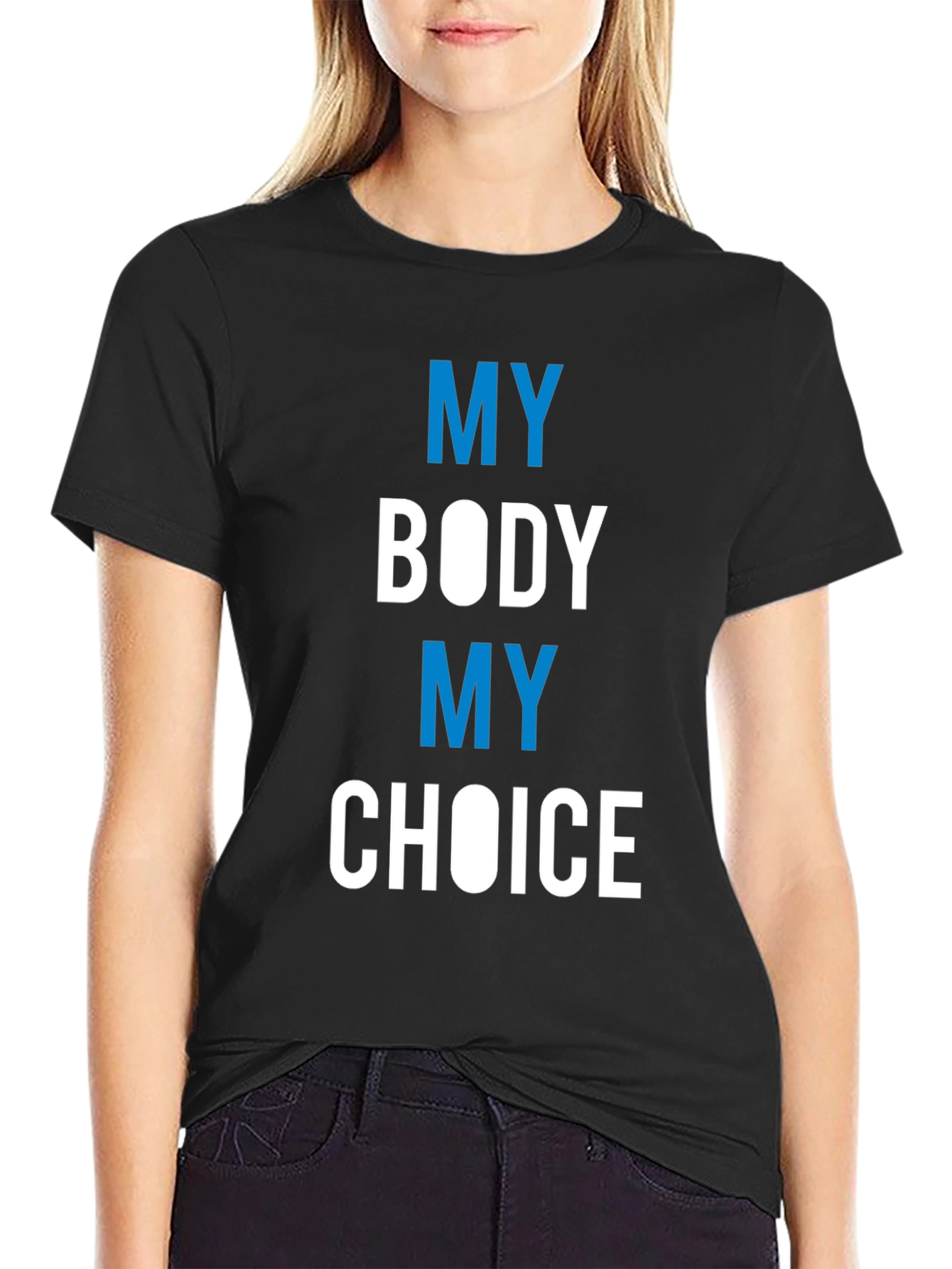 Black My Body My Choice Graphic Tee view 2