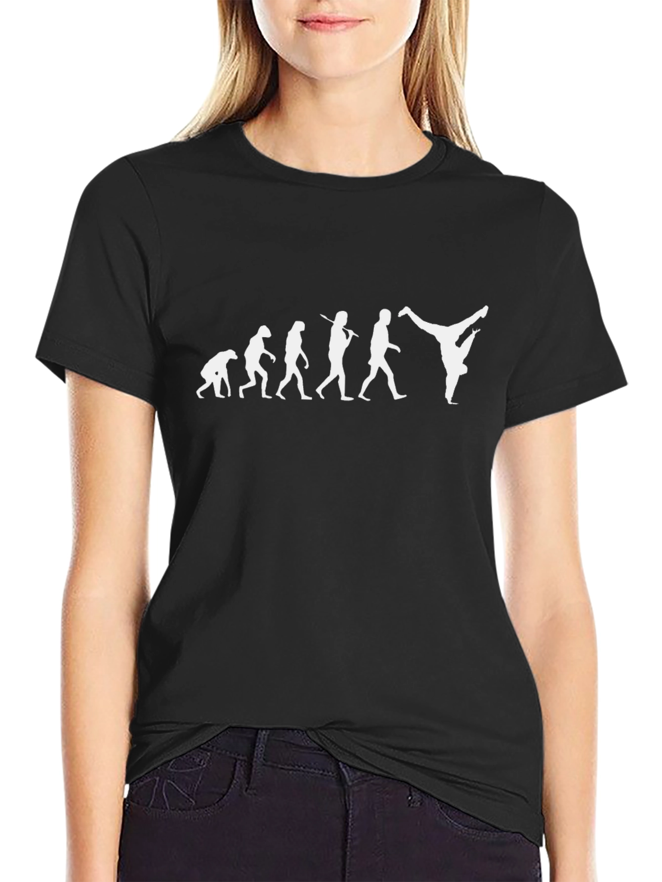 Black Evolution of Dance Black T-Shirt view 2