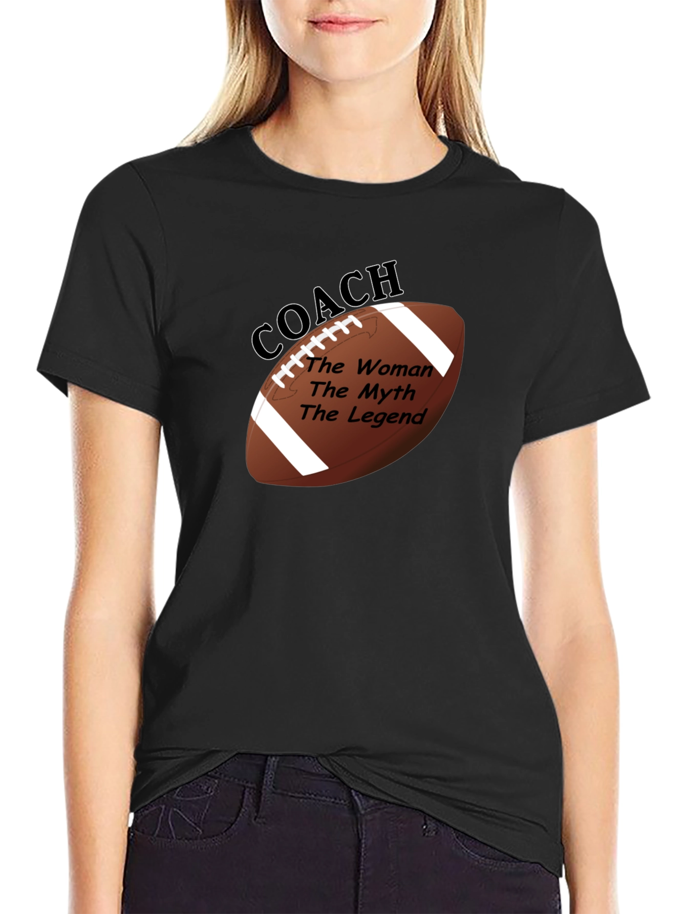 Black Coach The Woman The Myth The Legend T-Shirt view 2