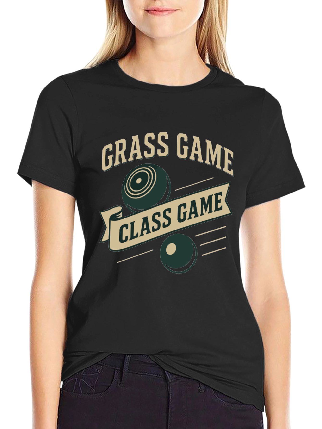 Black Grass Game Class Game Graphic Tee view 2