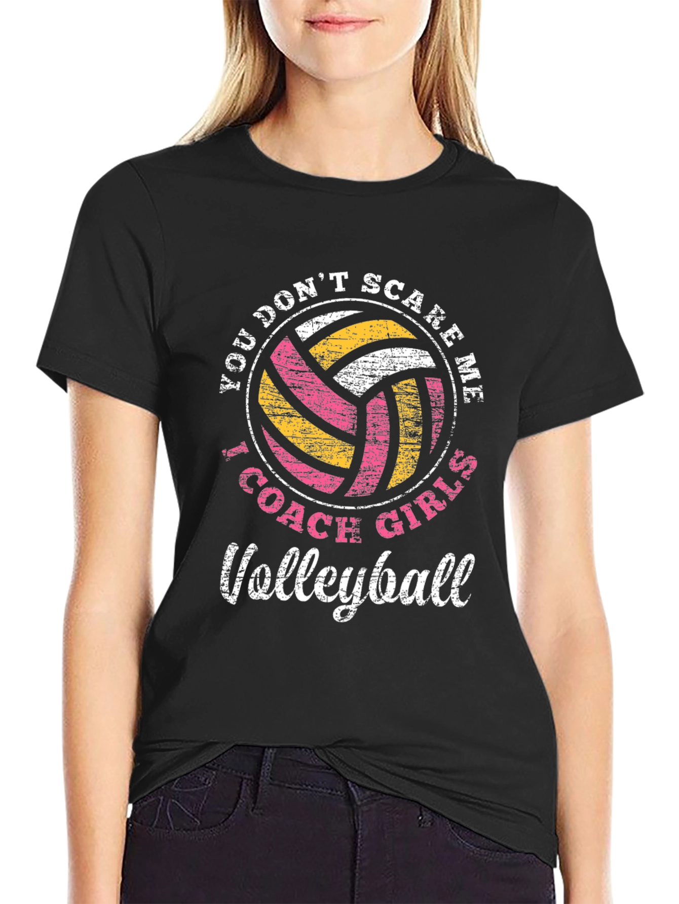 Volleyball Coach Girls T-Shirt - 2