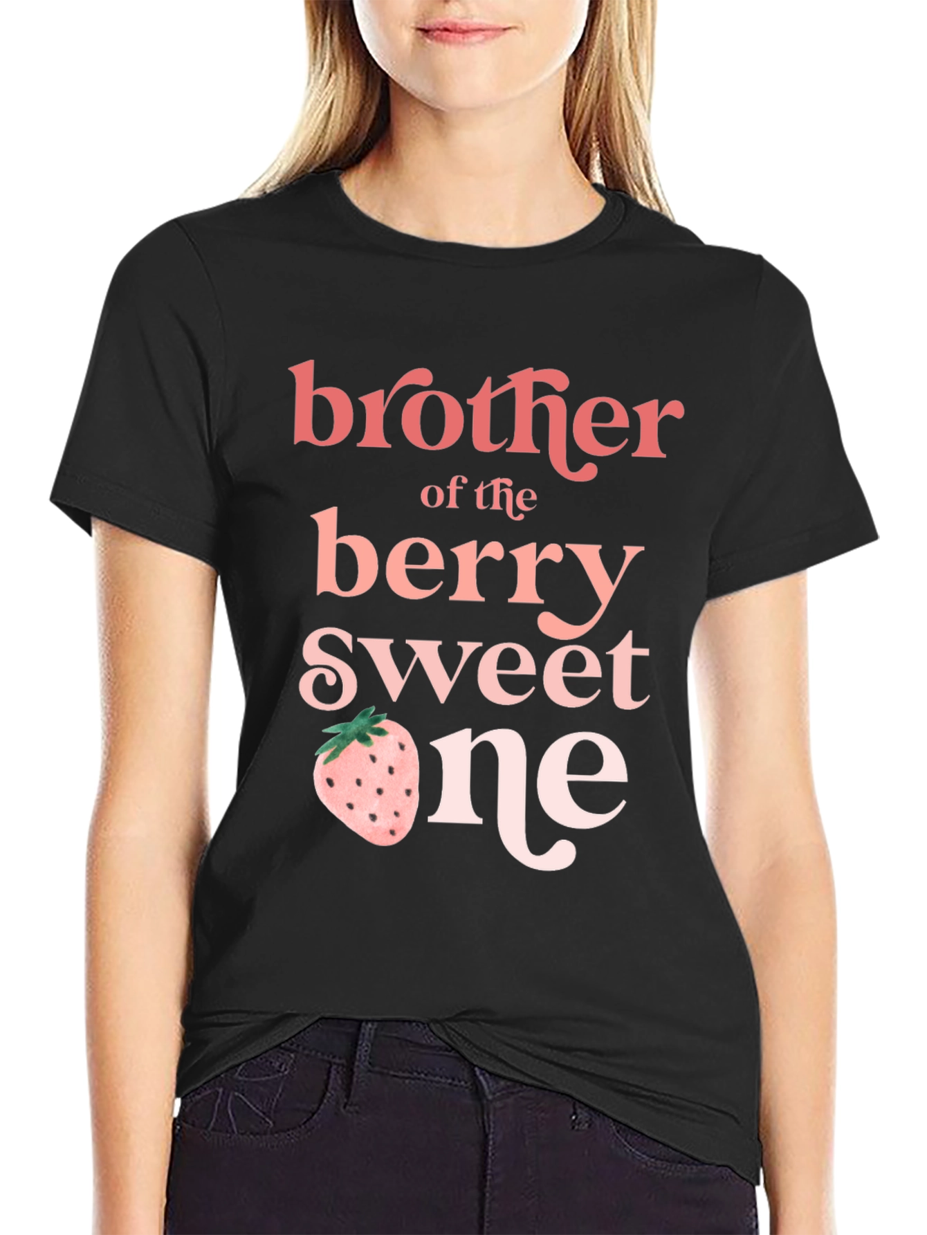 Black Brother of the Berry Sweet One T-Shirt view 2